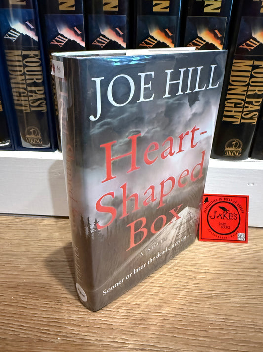 Joe Hill, Heart Shaped Box, First Edition INSCRIBED, Harper Collins