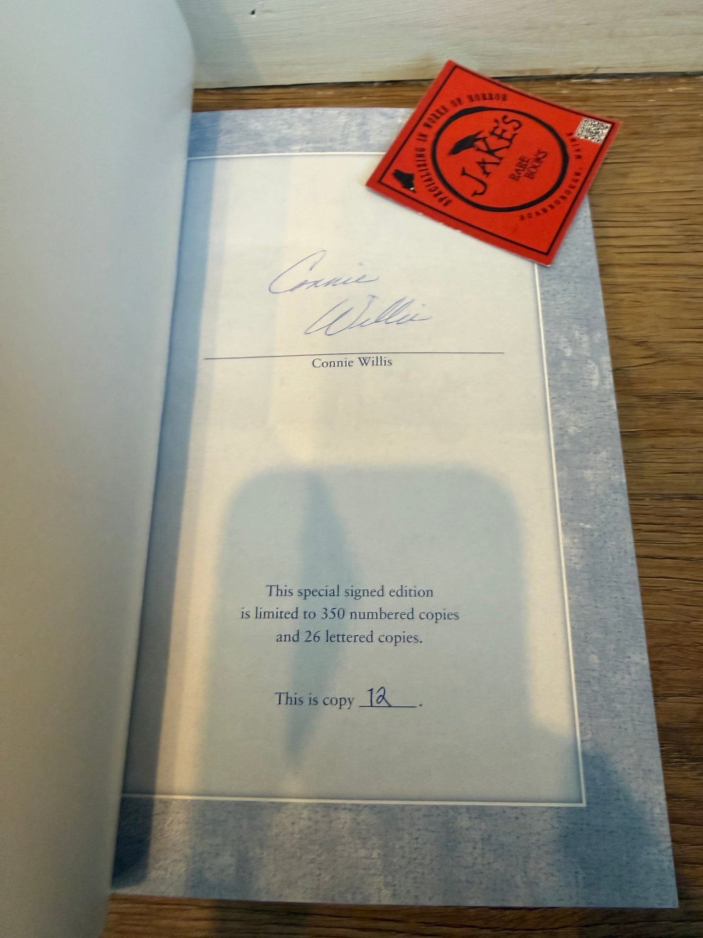 Connie Willis, Lincoln’s Dreams, Signed/Limited #12, Subterranean Press