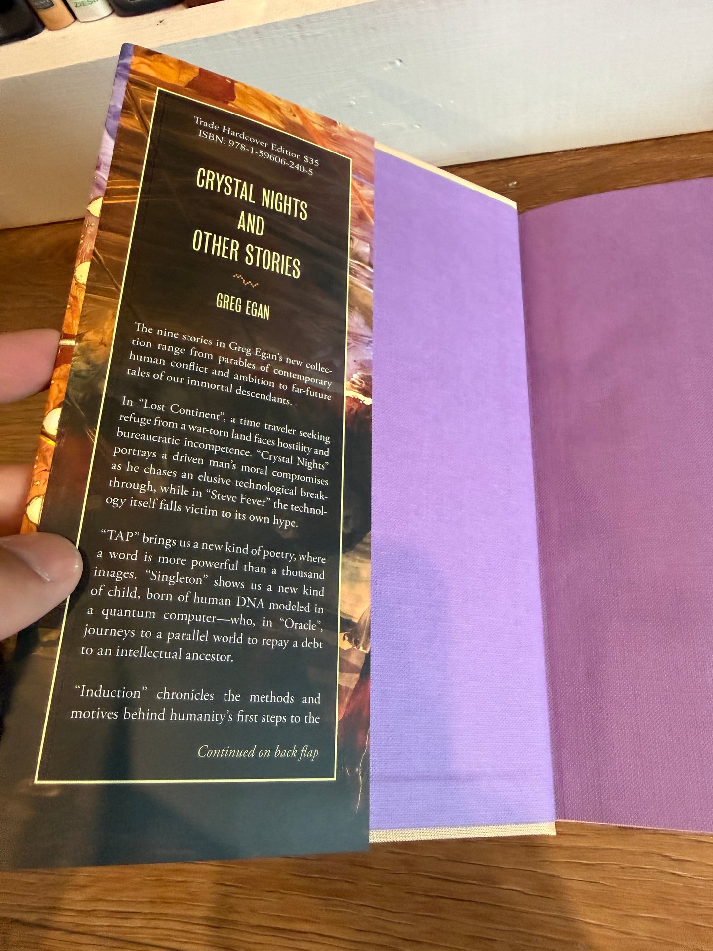Greg Egan, Crystal Nights and Other Stories, Subterranean Press