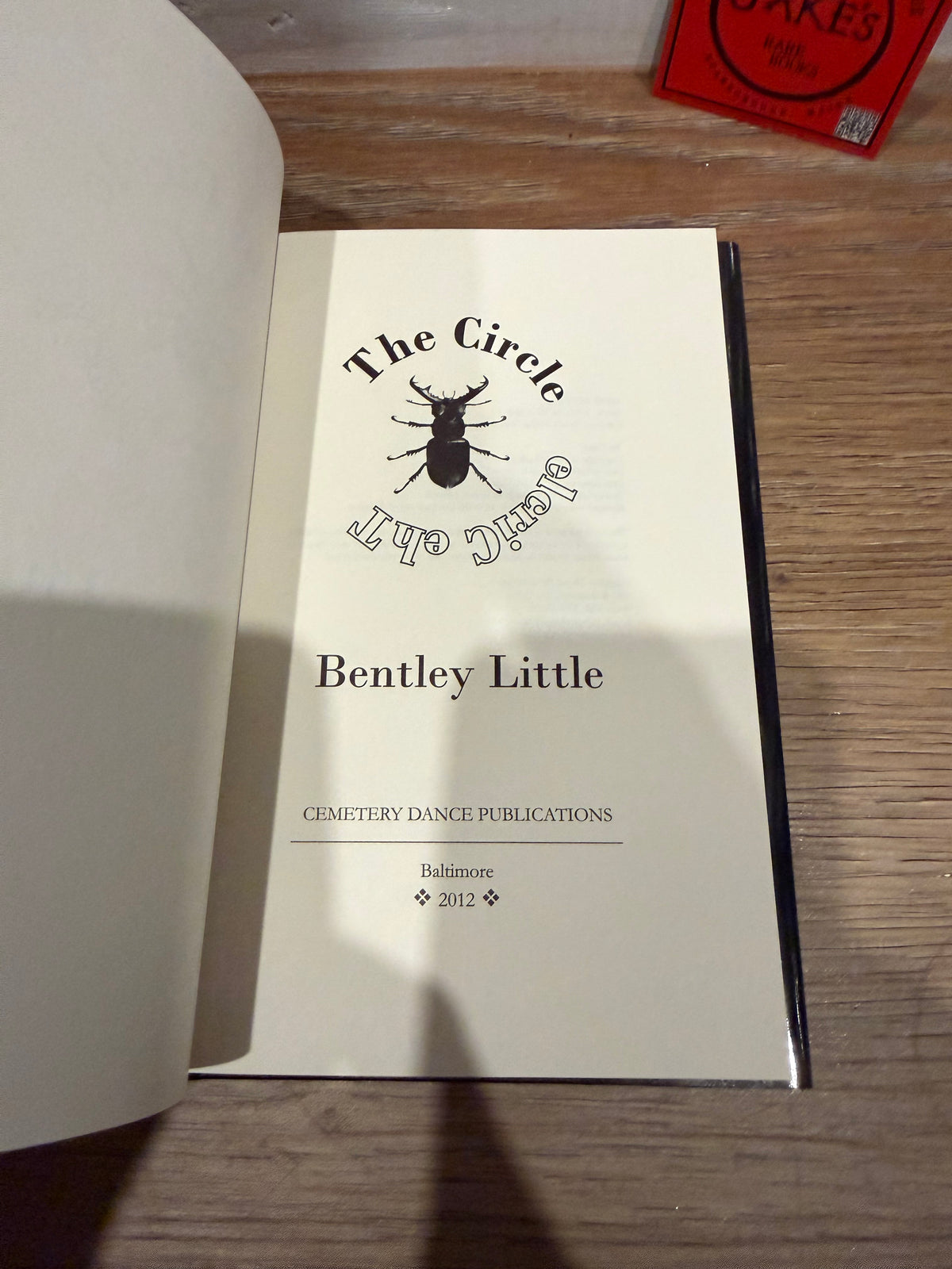 Bentley Little, The Circle, First Edition, Cemetery Dance