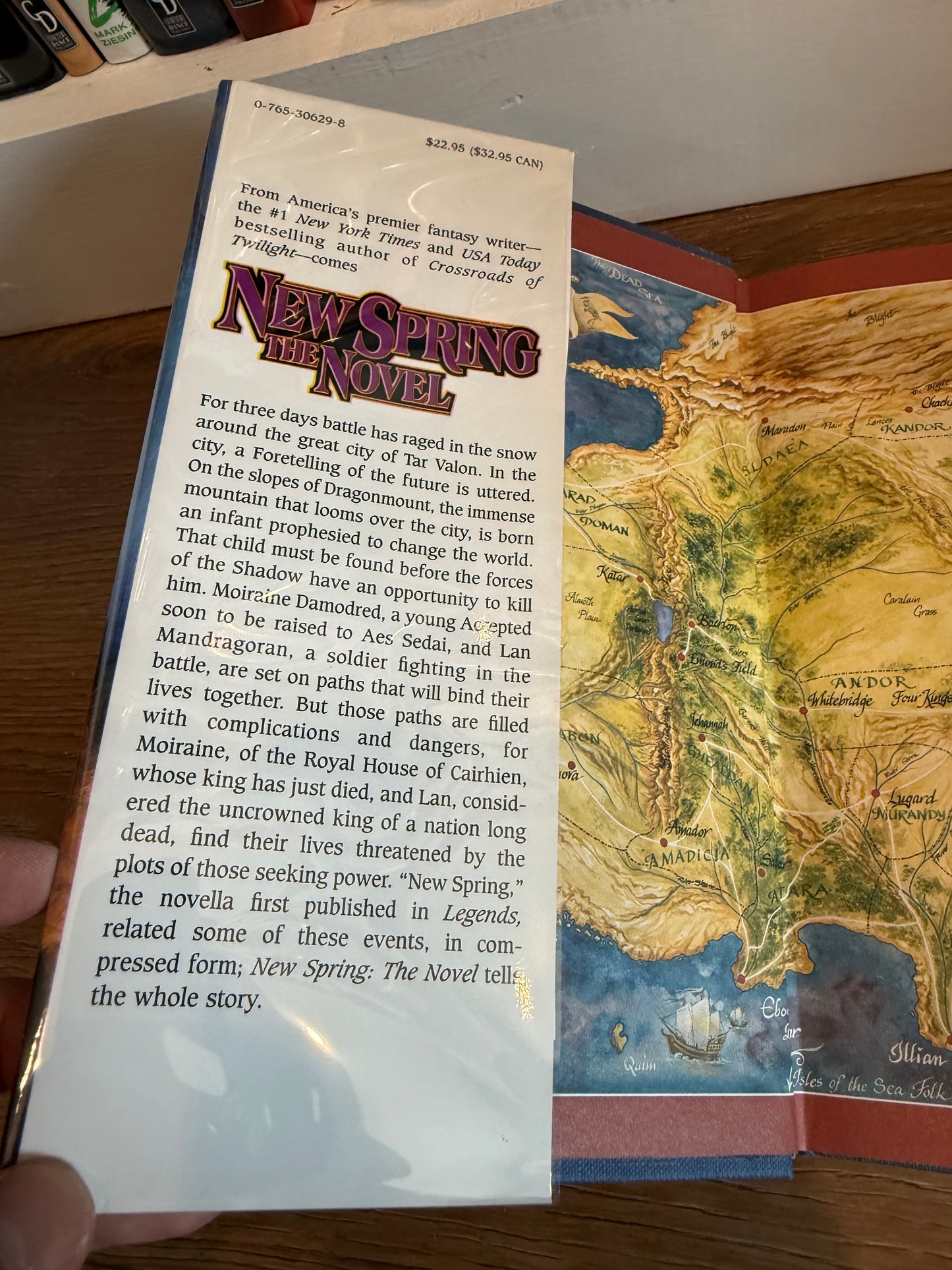 Robert Jordan, New Spring, Signed First Edition, Tor Publishing