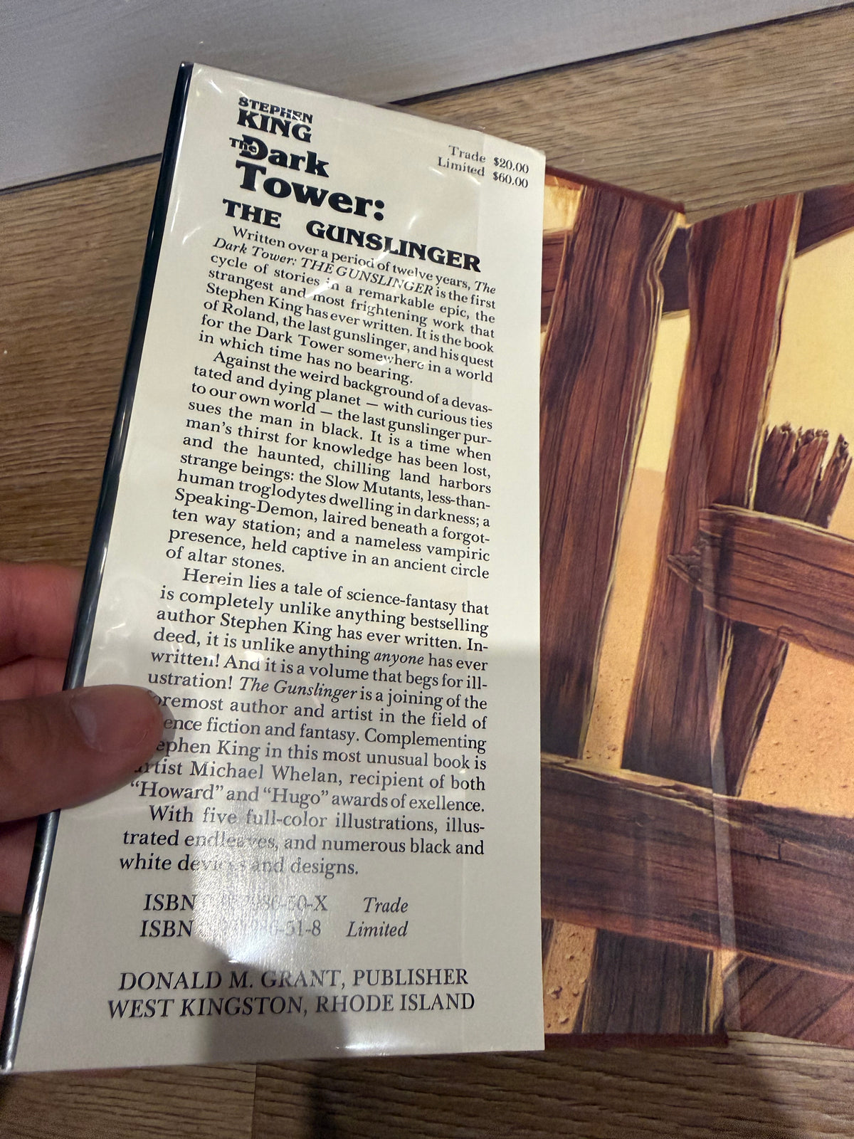 Stephen King, The Gunslinger, First Edition, Grant Publishing