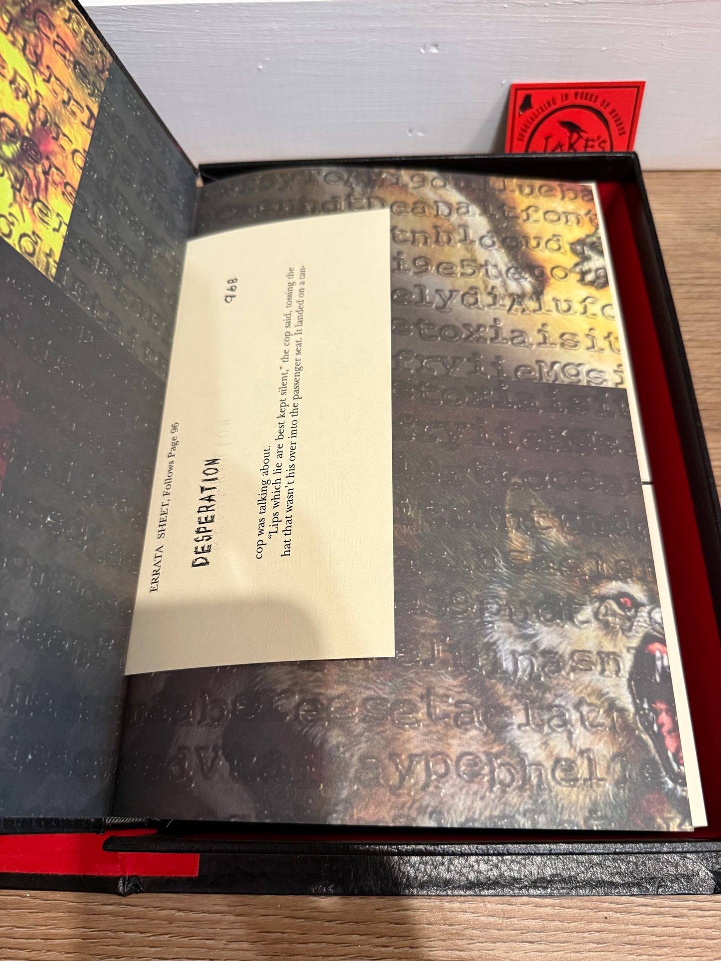Stephen King, Desperation, Signed Limited #946, Grant Publishing