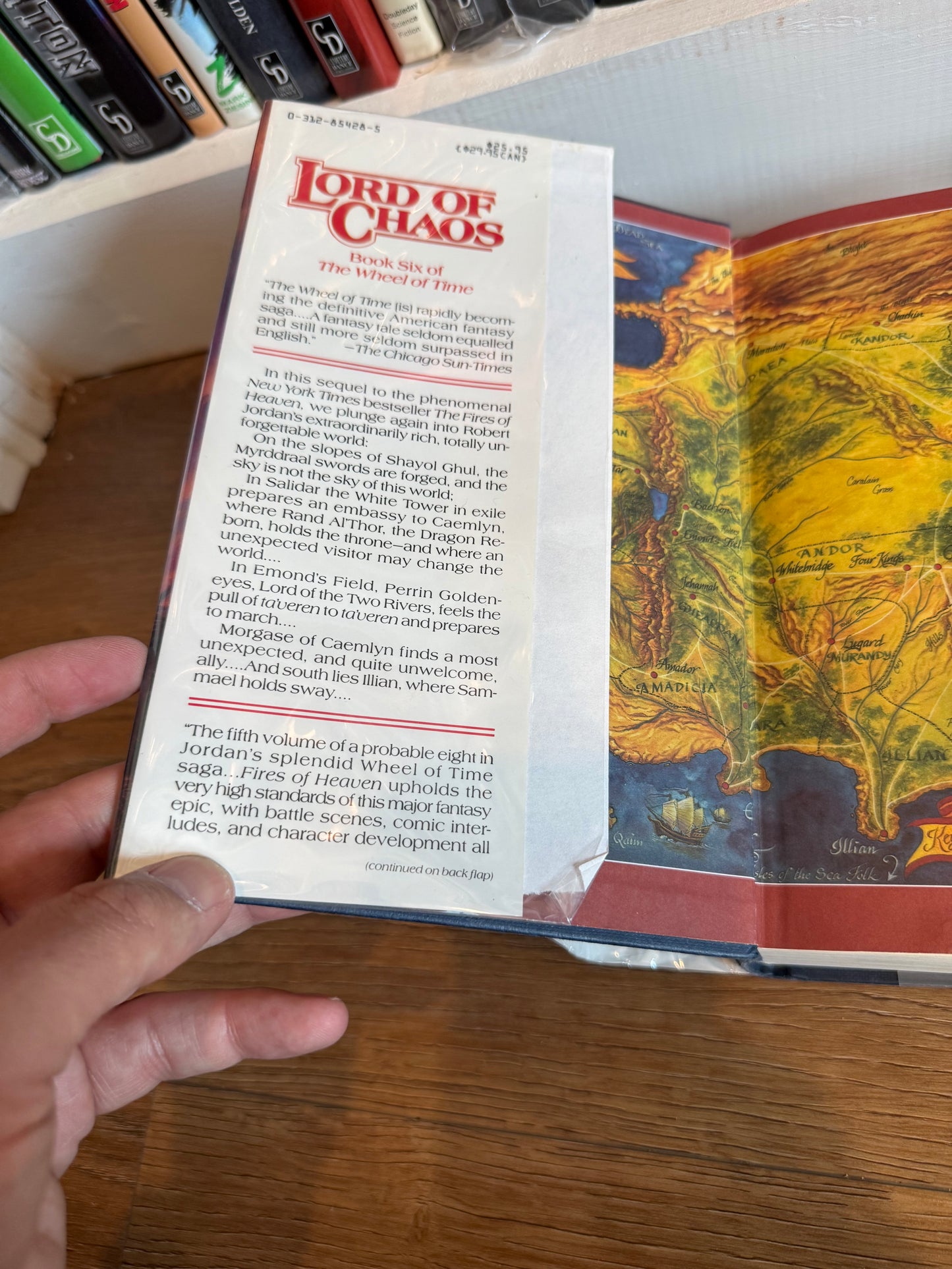 Robert Jordan, Lord of Chaos, Signed First Edition, Tor Publishing