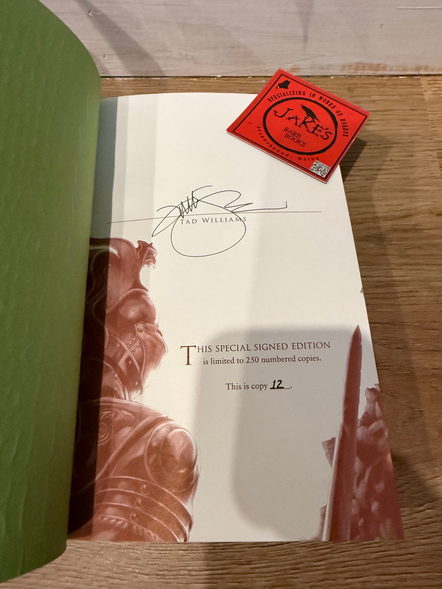 Tad Williams, A Stark and Wormy Night, Signed/Limited #12, Subterranean Press