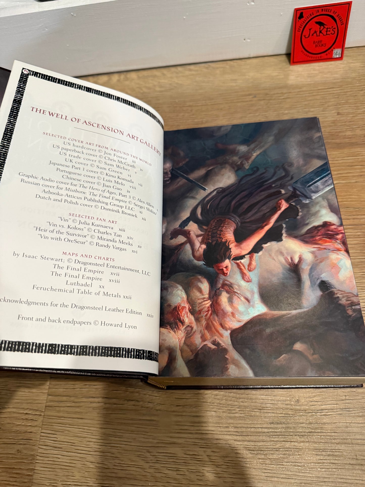 Brandon Sanderson, The Well of Ascension, Signed Numbered #961, Dragonsteel