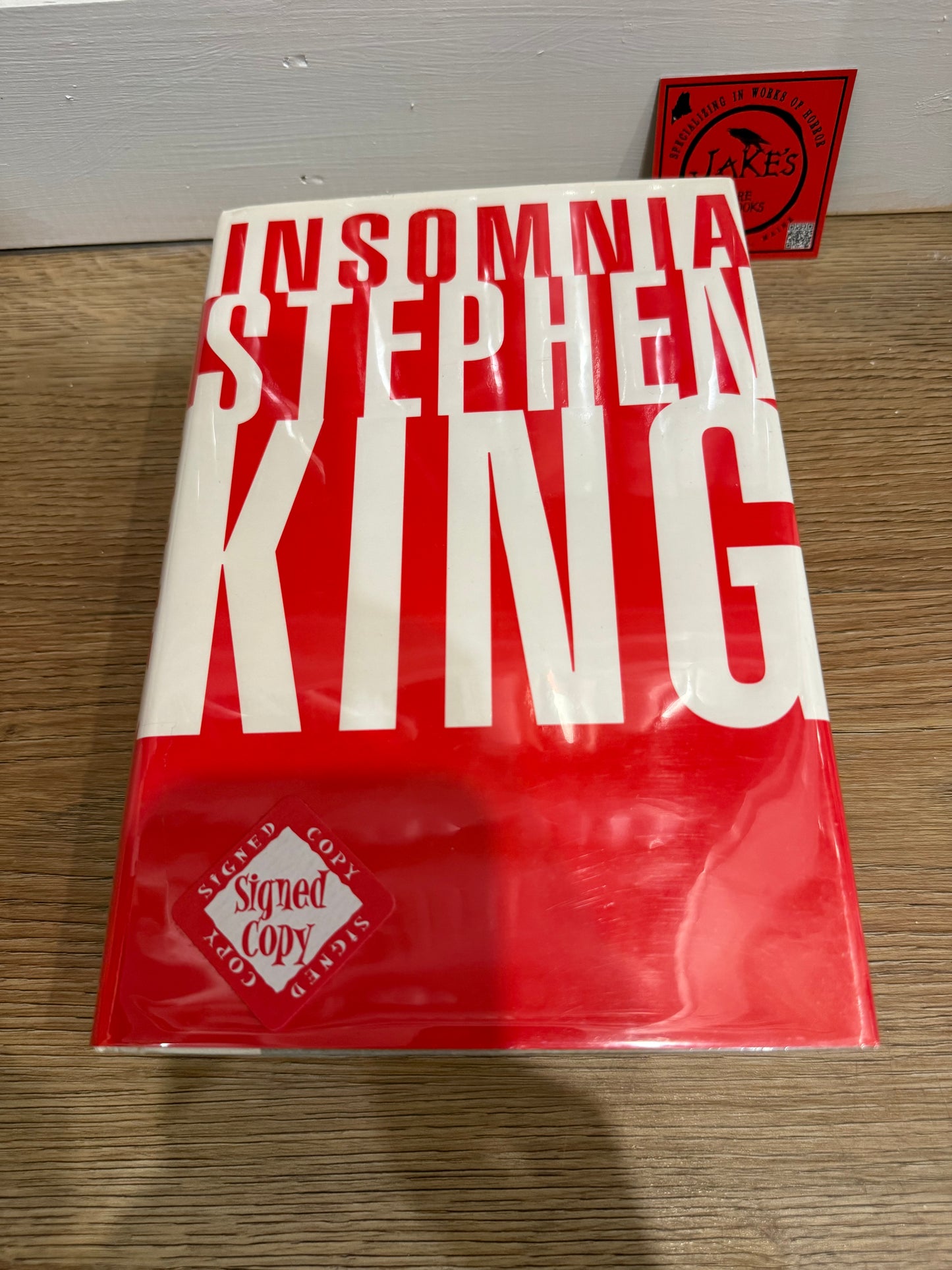 Stephen King, Insomnia, Signed First Edition, Viking