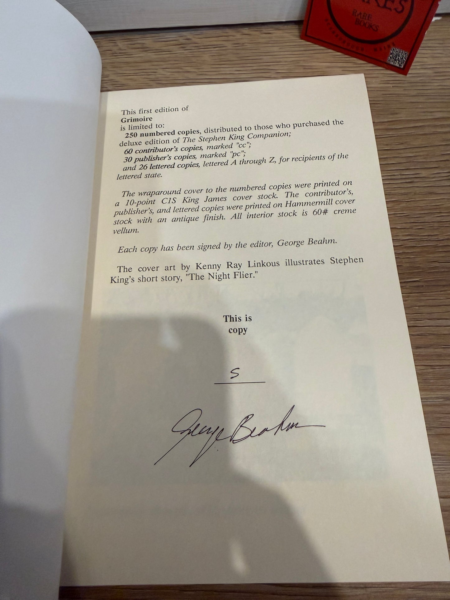 George Beahm, Grimoire, Letter S