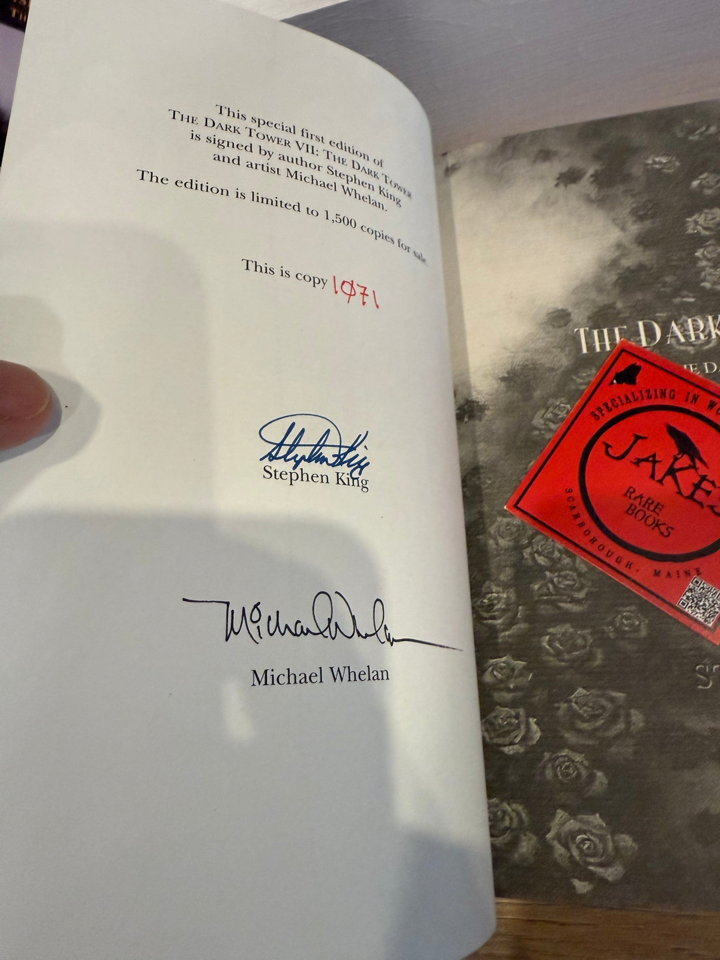 Stephen King, The Dark Tower, Signed/Limited #1071, Grant Publishing