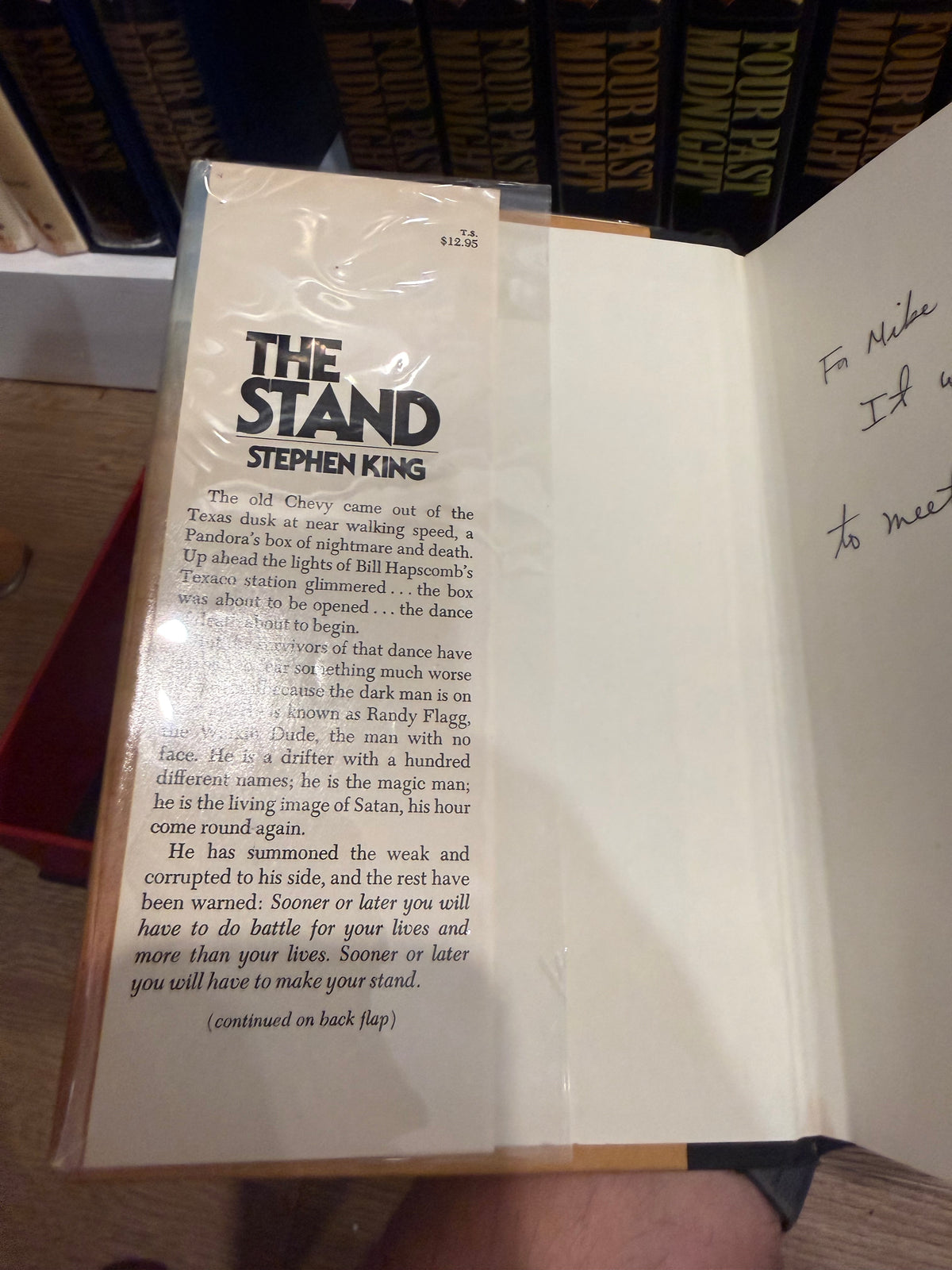 Stephen King, The Stand, First Edition INSCRIBED in 1982, Doubleday Publishing
