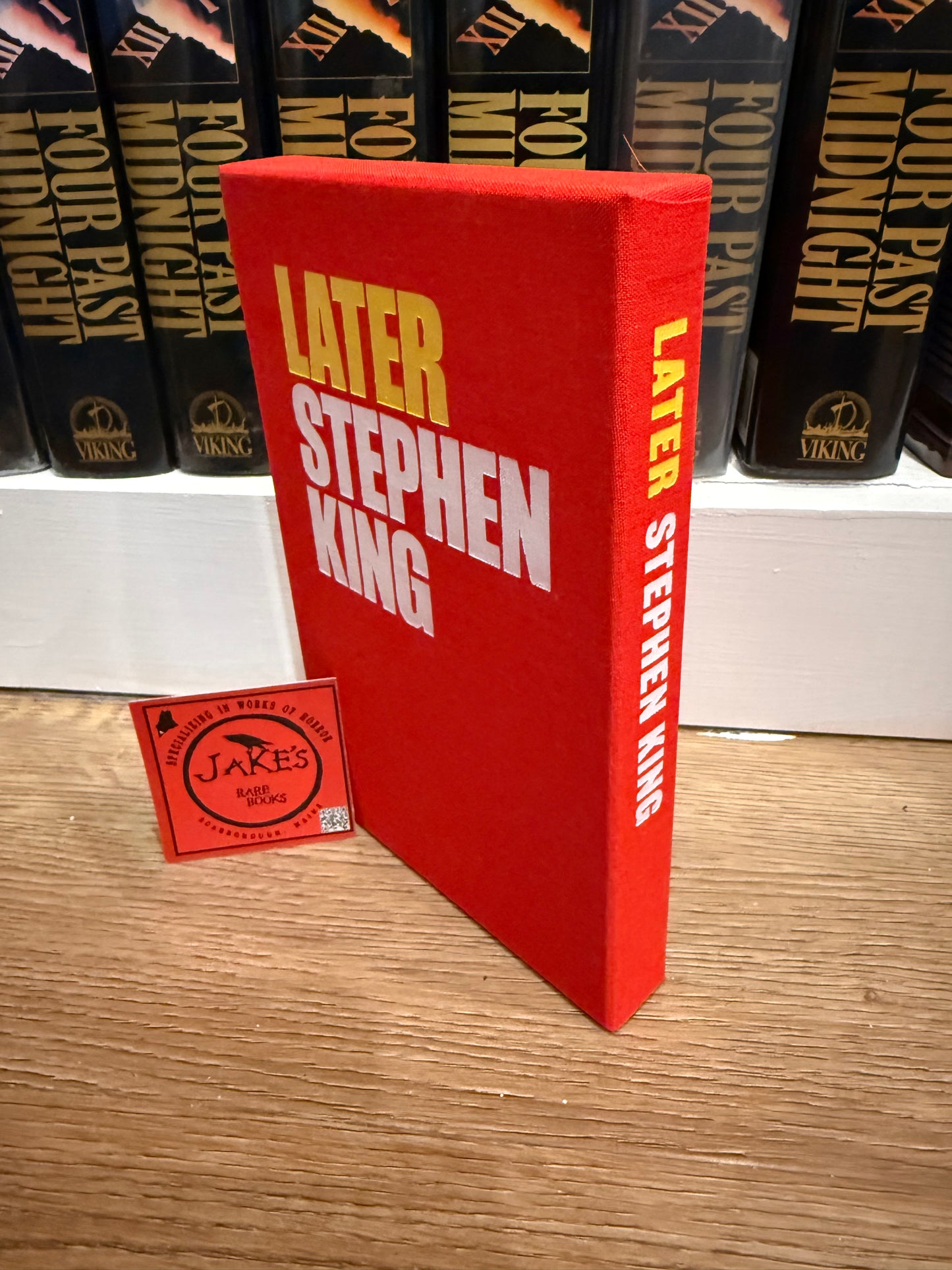 Stephen King, Later, First Edition, Hard Case Crime
