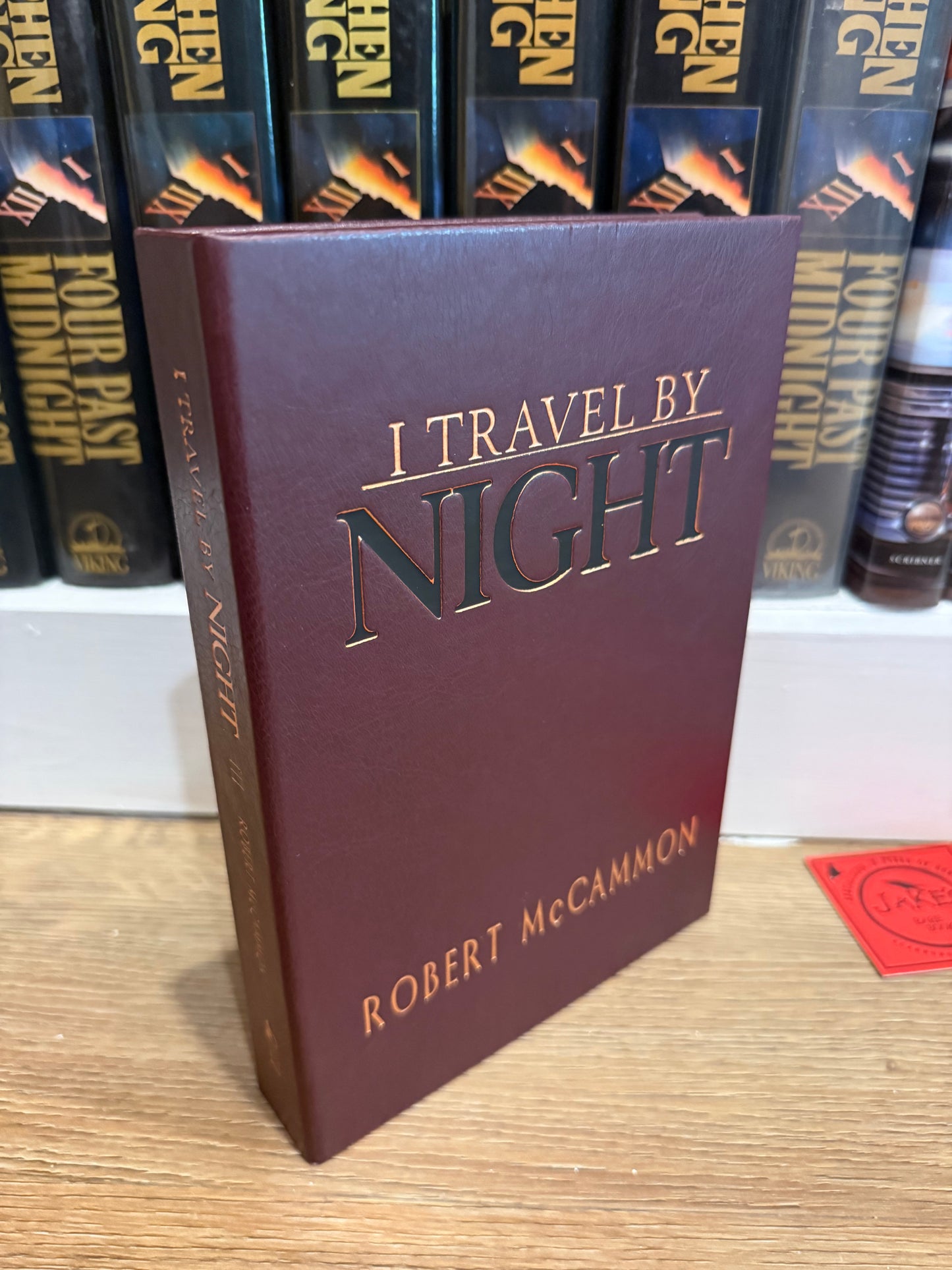 Robert McCammon, I Travel by Night, Lettered Publisher’s Copy, Subterranean Press