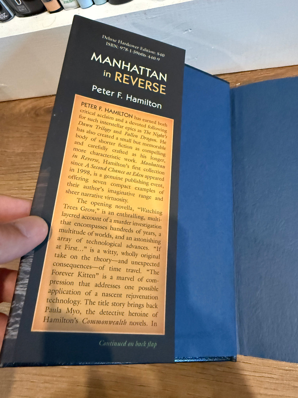 Peter F. Hamilton, Manhattan in Reverse, Signed Limited #12, Subterranean Press