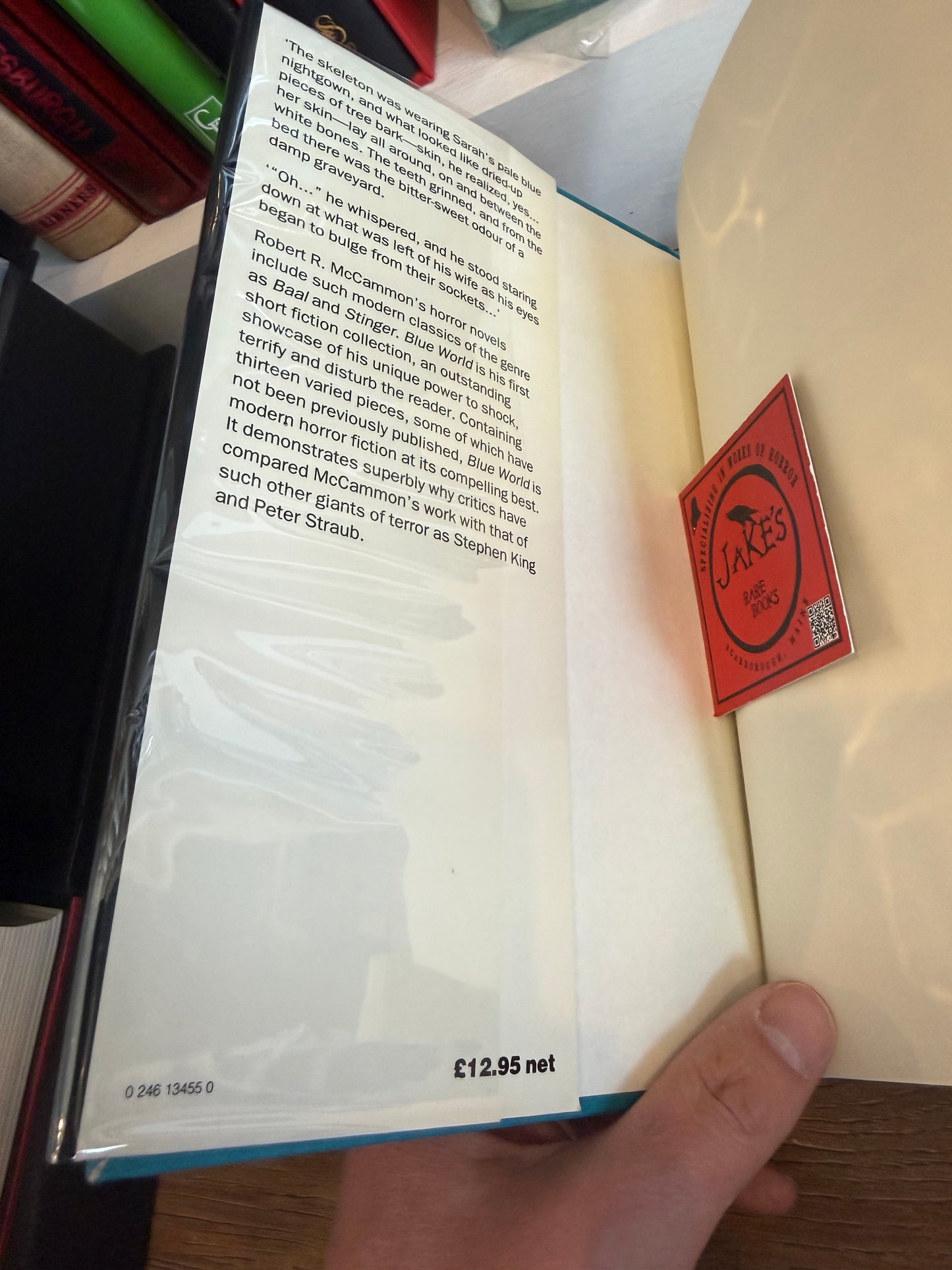 Robert R. McCammon, Blue World, UK First Edition SIGNED