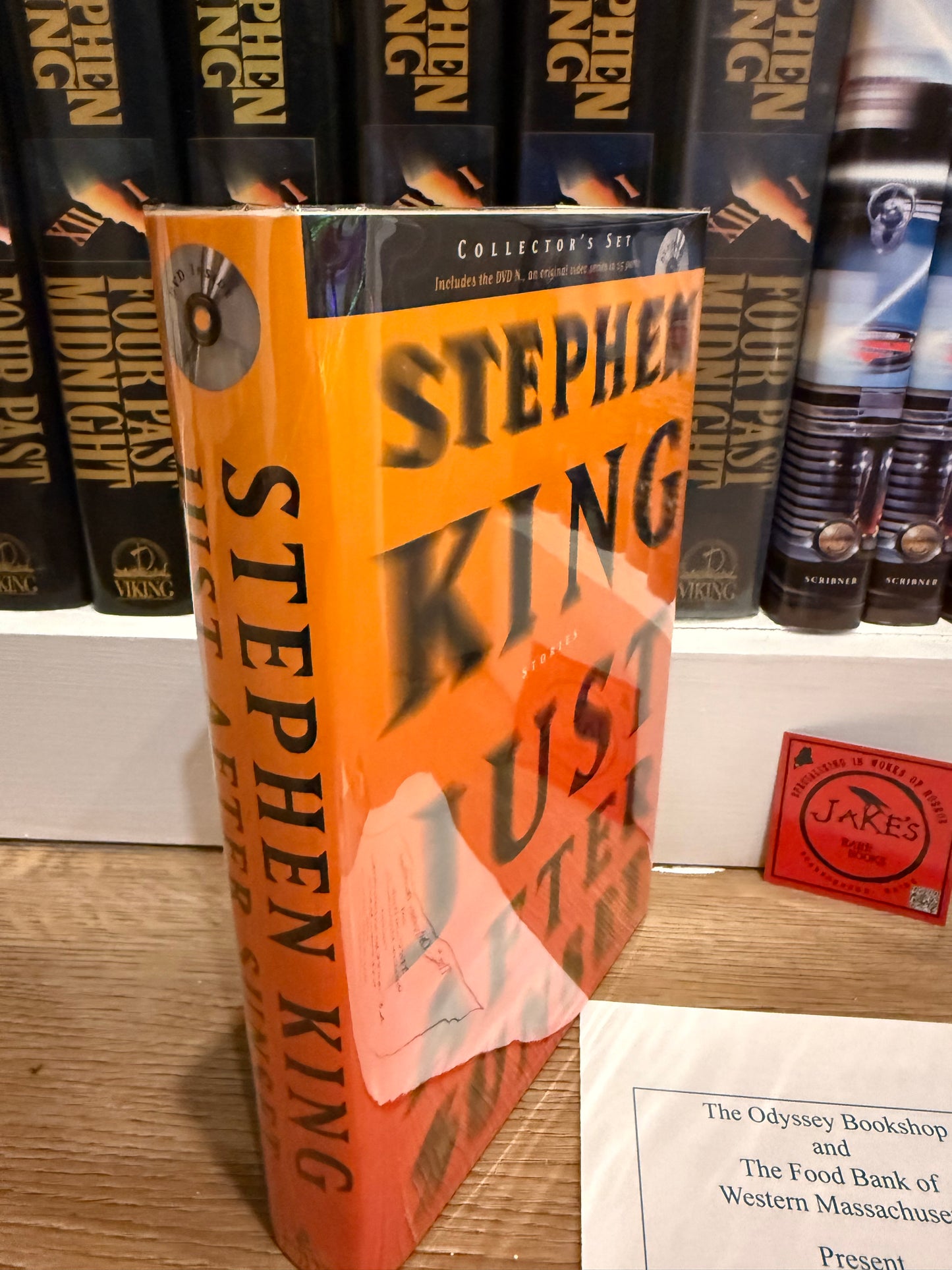 Stephen King, Just After Sunset, SIGNED Special DVD Edition, Scribner