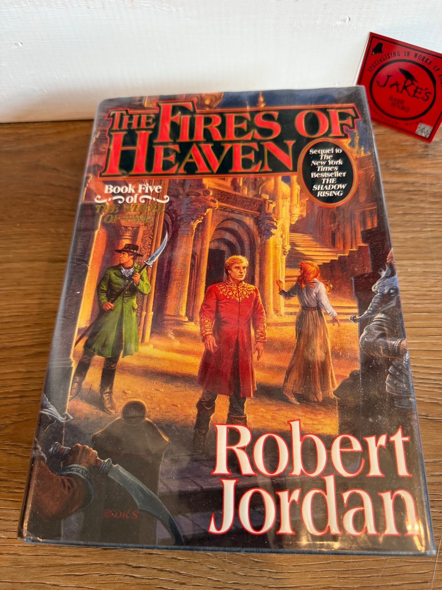 Robert Jordan, Fires of Heaven, Signed First Edition, Tor Publishing