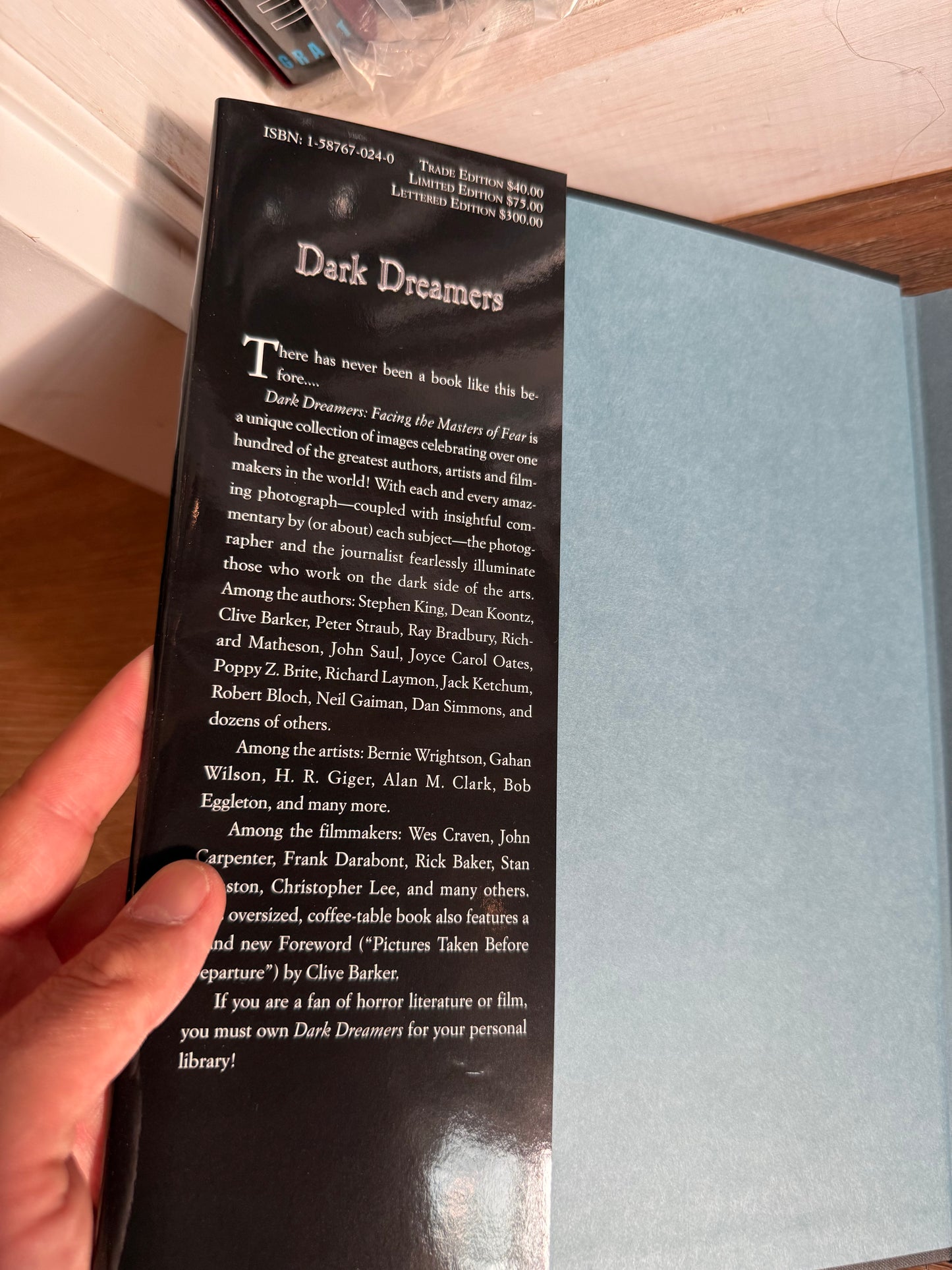 Dark Dreamers, First Trade Edition, Cemetery Dance