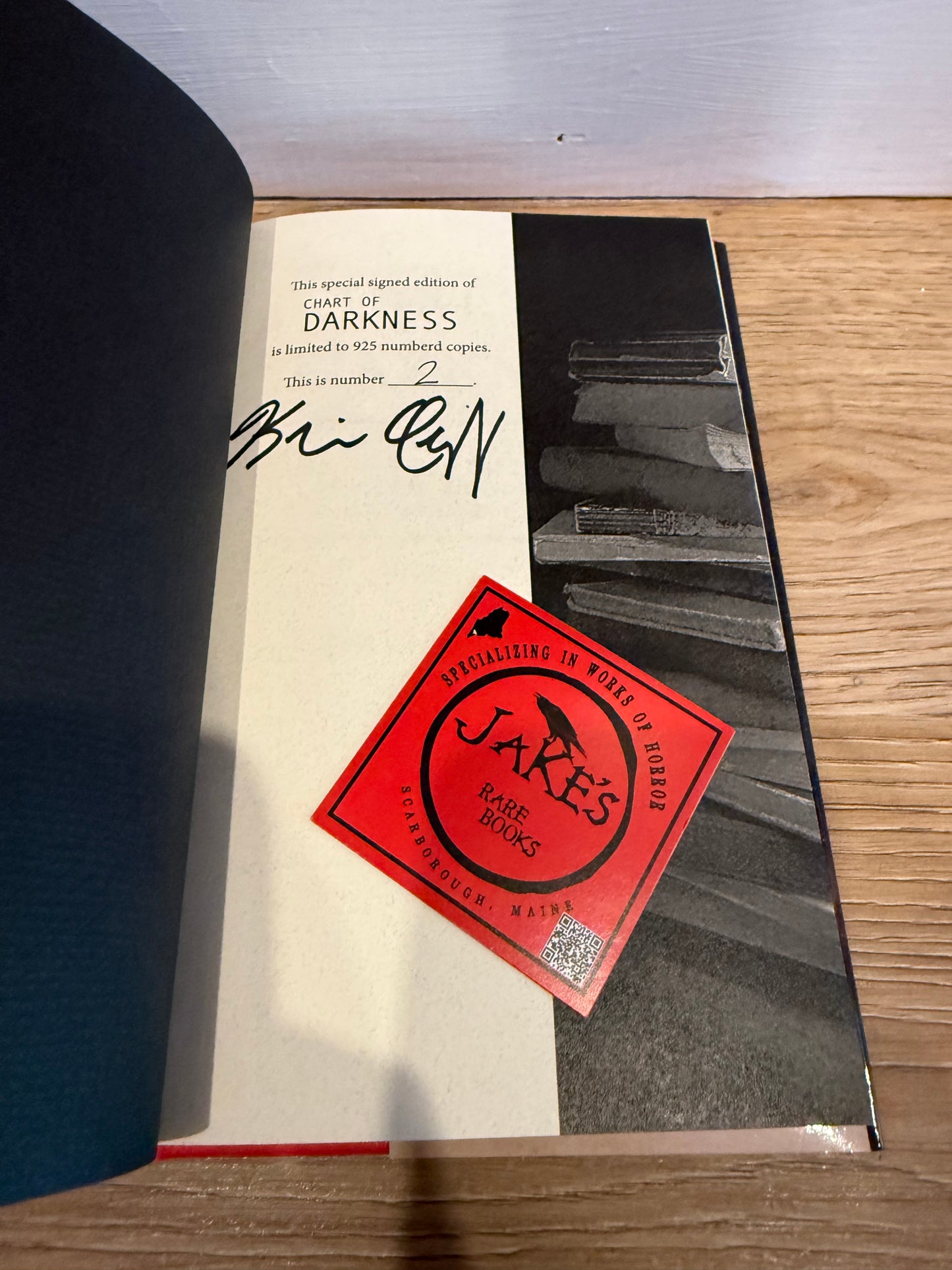 Chart of Darkness: A History of Stephen King, Signed/Limited #2, Cemetery Dance