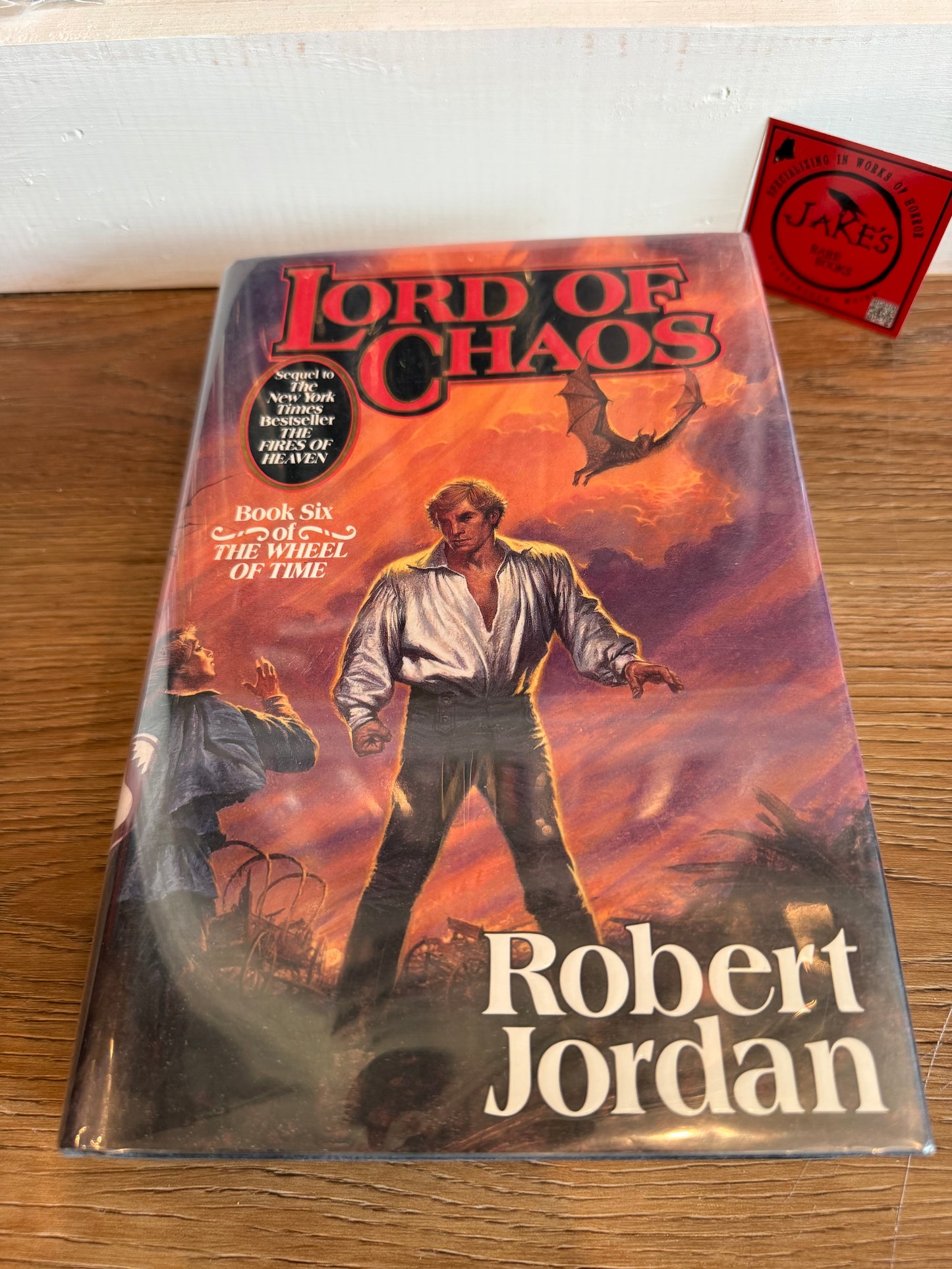 Robert Jordan, Lord of Chaos, Signed First Edition, Tor Publishing