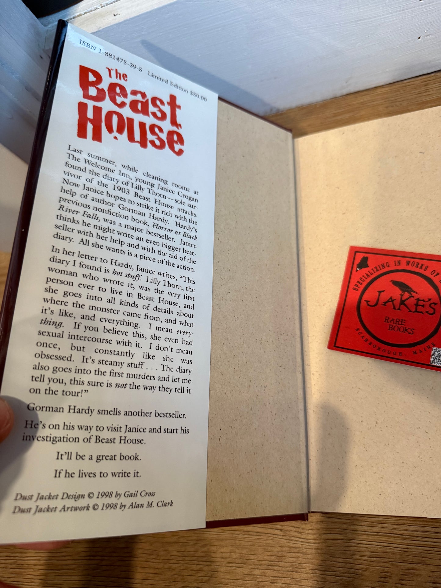 Richard Laymon, The Beast House, Signed/Limited #34, Cemetery Dance