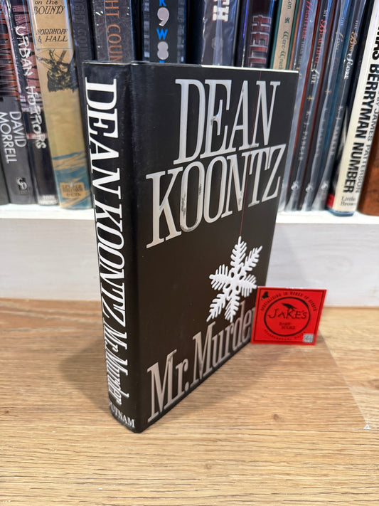 Dean Koontz, Mr. Murder, First Edition SIGNED, Putnam Press