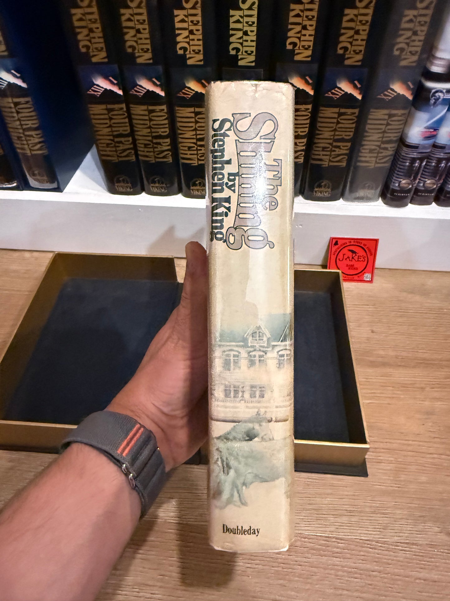 Stephen King, The Shining, First Edition inscribed in YEAR OF PRINT, Doubleday Publishing