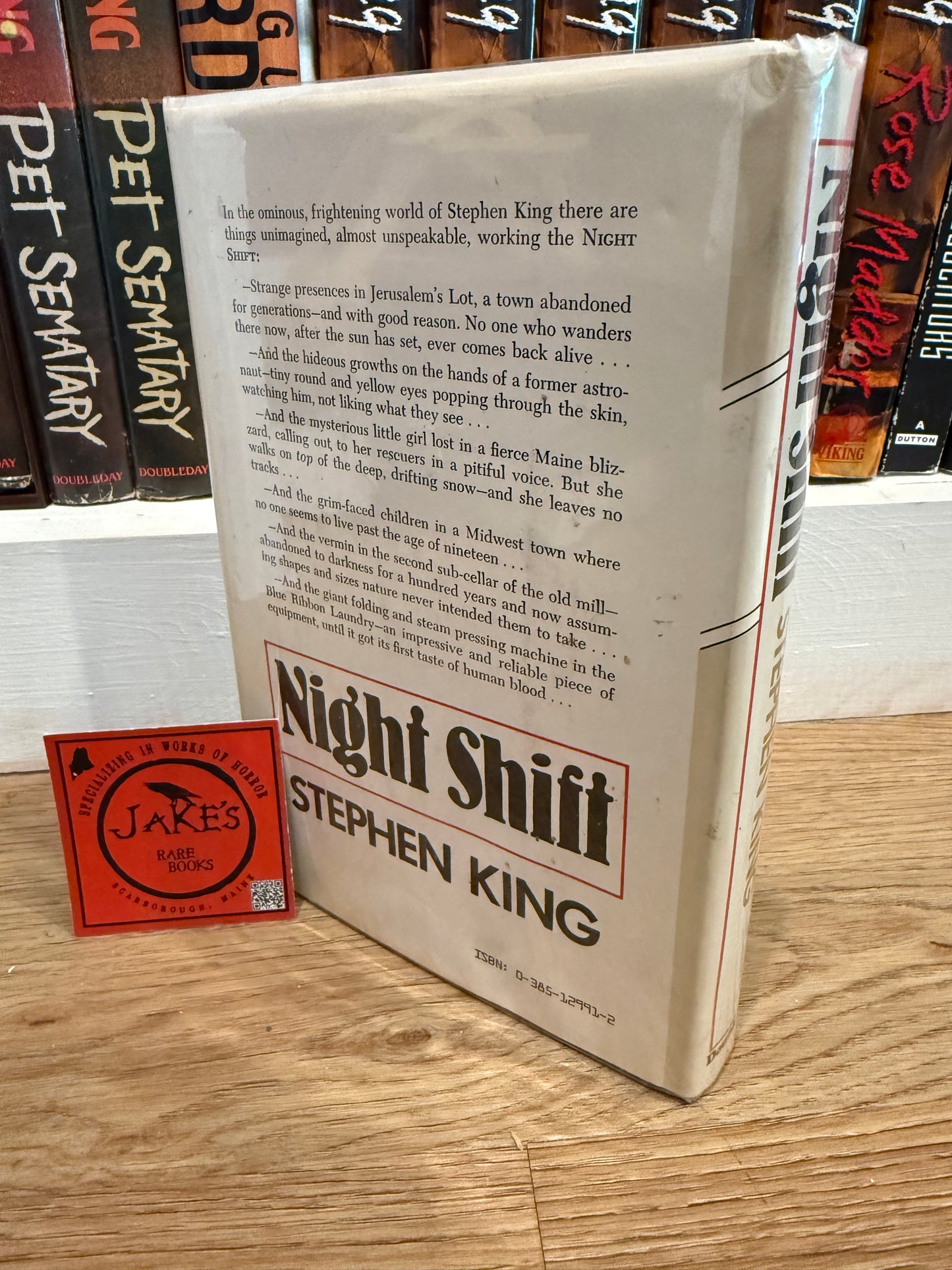 Stephen King, Night Shift, First Edition (Later Printing) INSCRIBED, Doubleday Publishing