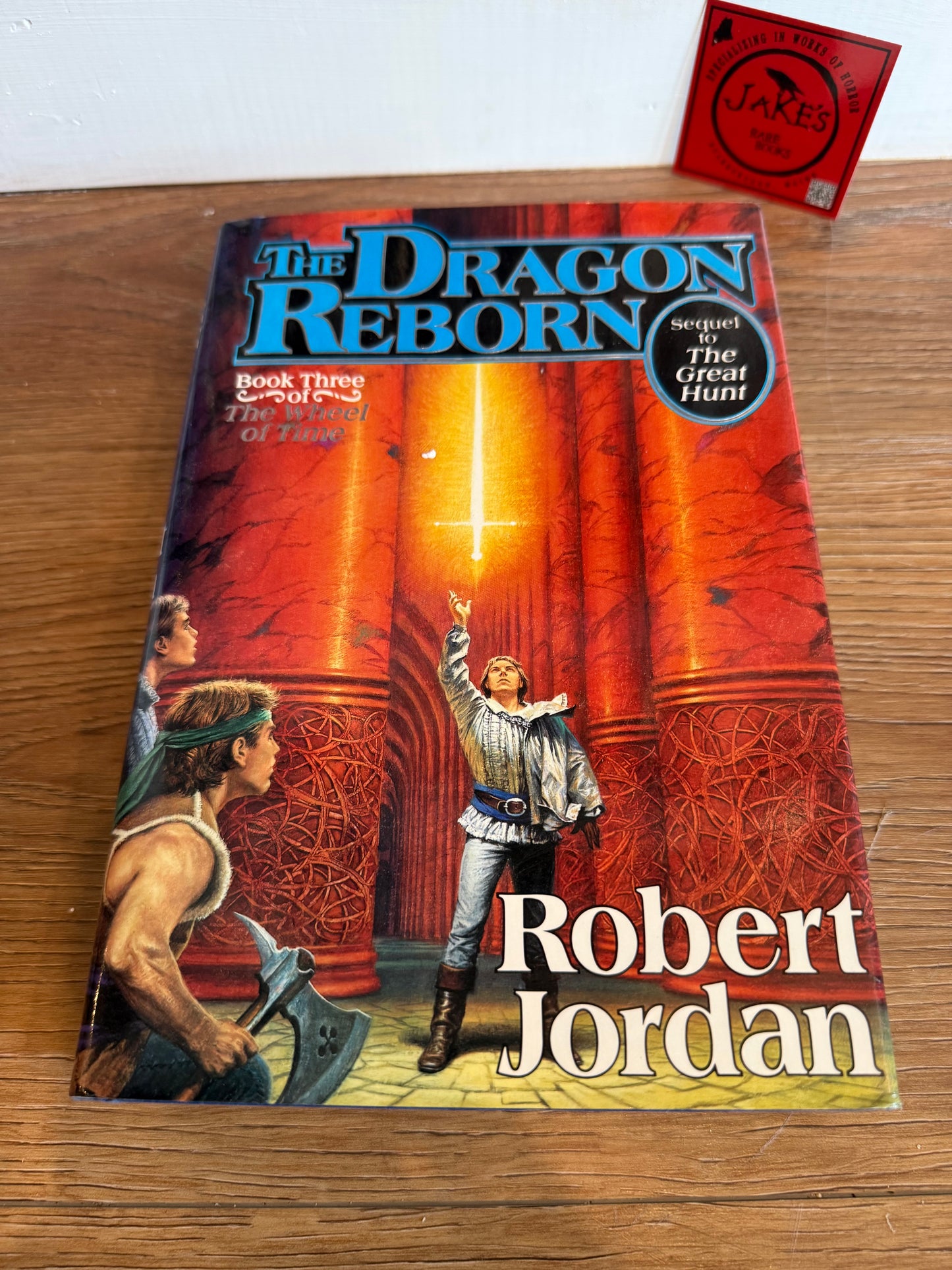 Robert Jordan, The Dragon Reborn,  INSCRIBED First Printing, Tor Publishing