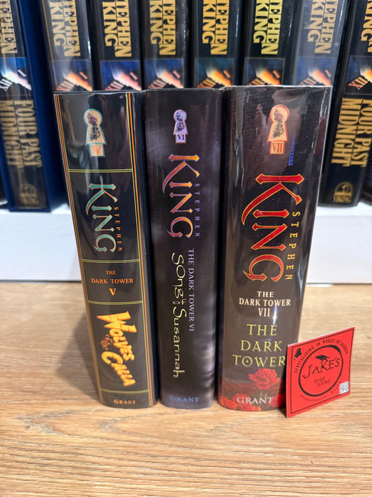 Stephen King, Dark Tower Books V-VII, First Editions, Grant Publishing