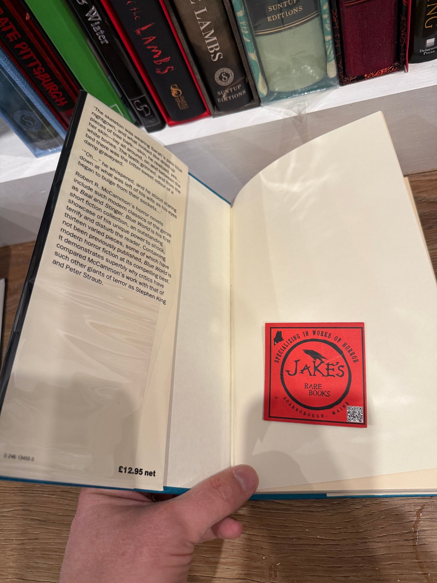 Robert McCammon, Blue World, UK First Edition, SIGNED