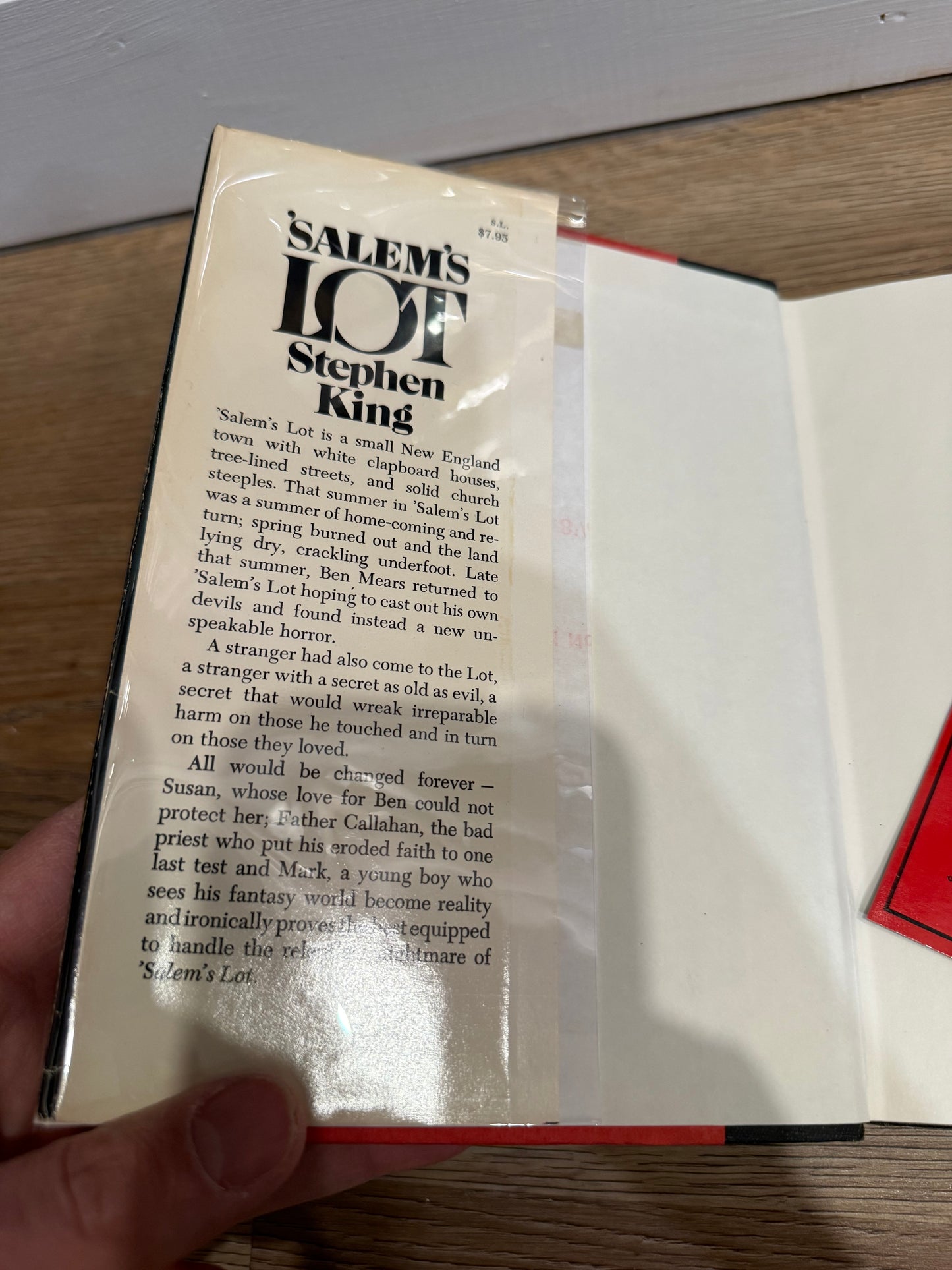 Stephen King, Salem’s Lot, Second Printing, SIGNED, Doubleday Publishing