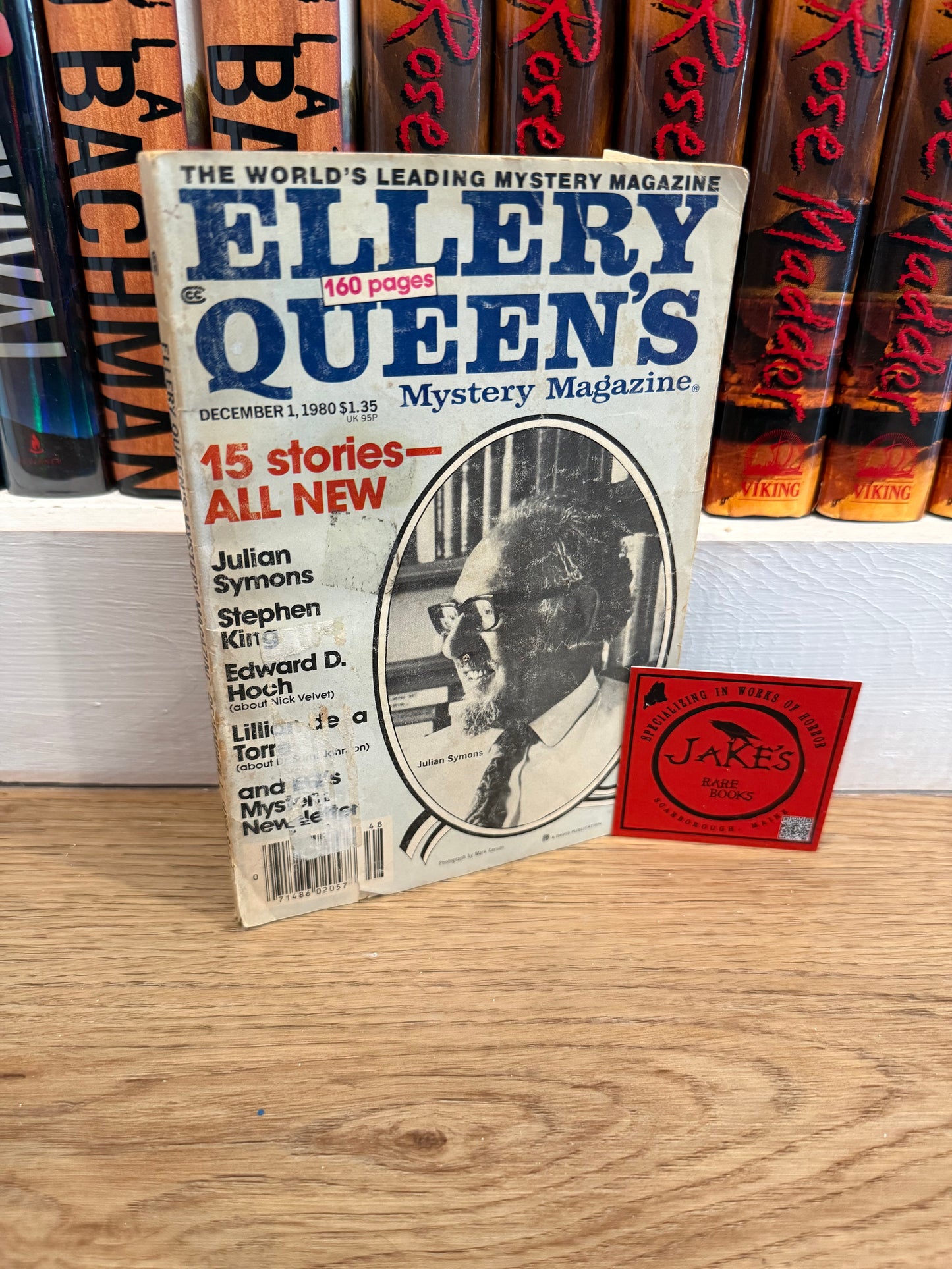 Ellery Queen’s Mystery Magazine, December 1980, Stephen King Short Story