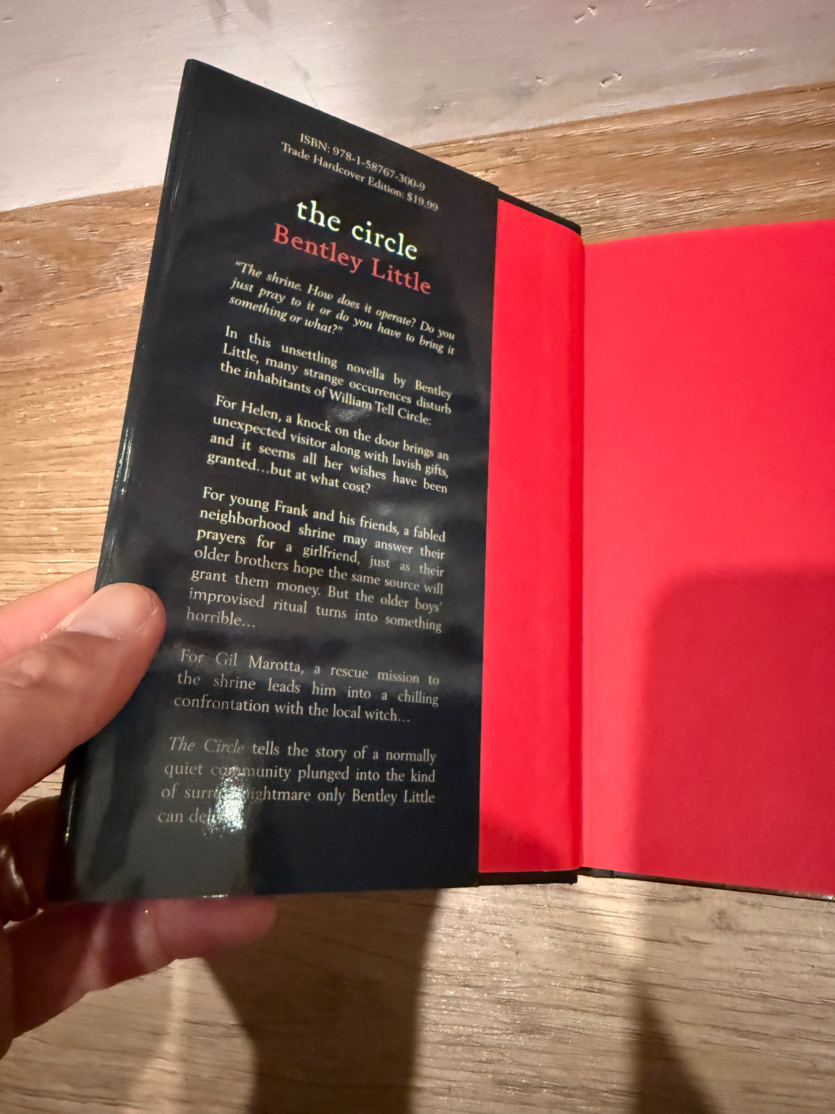 Bentley Little, The Circle, First Edition, Cemetery Dance