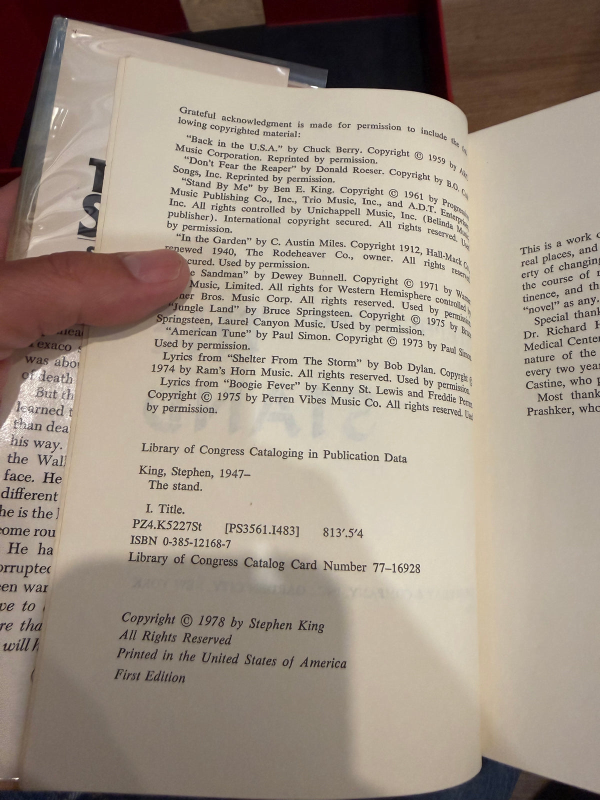 Stephen King, The Stand, First Edition INSCRIBED in 1982, Doubleday Publishing