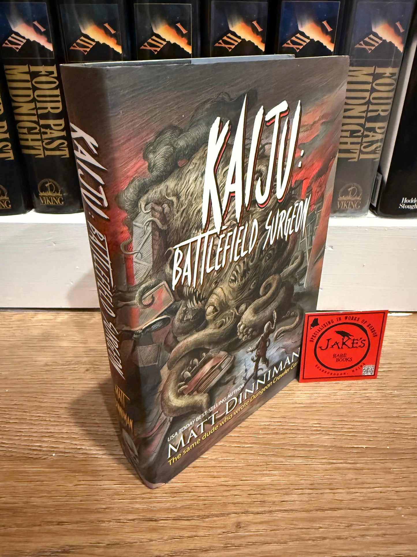 Matt Dinniman, Kaiju: Battlefield Surgeon, First Edition SIGNED, Dandy House