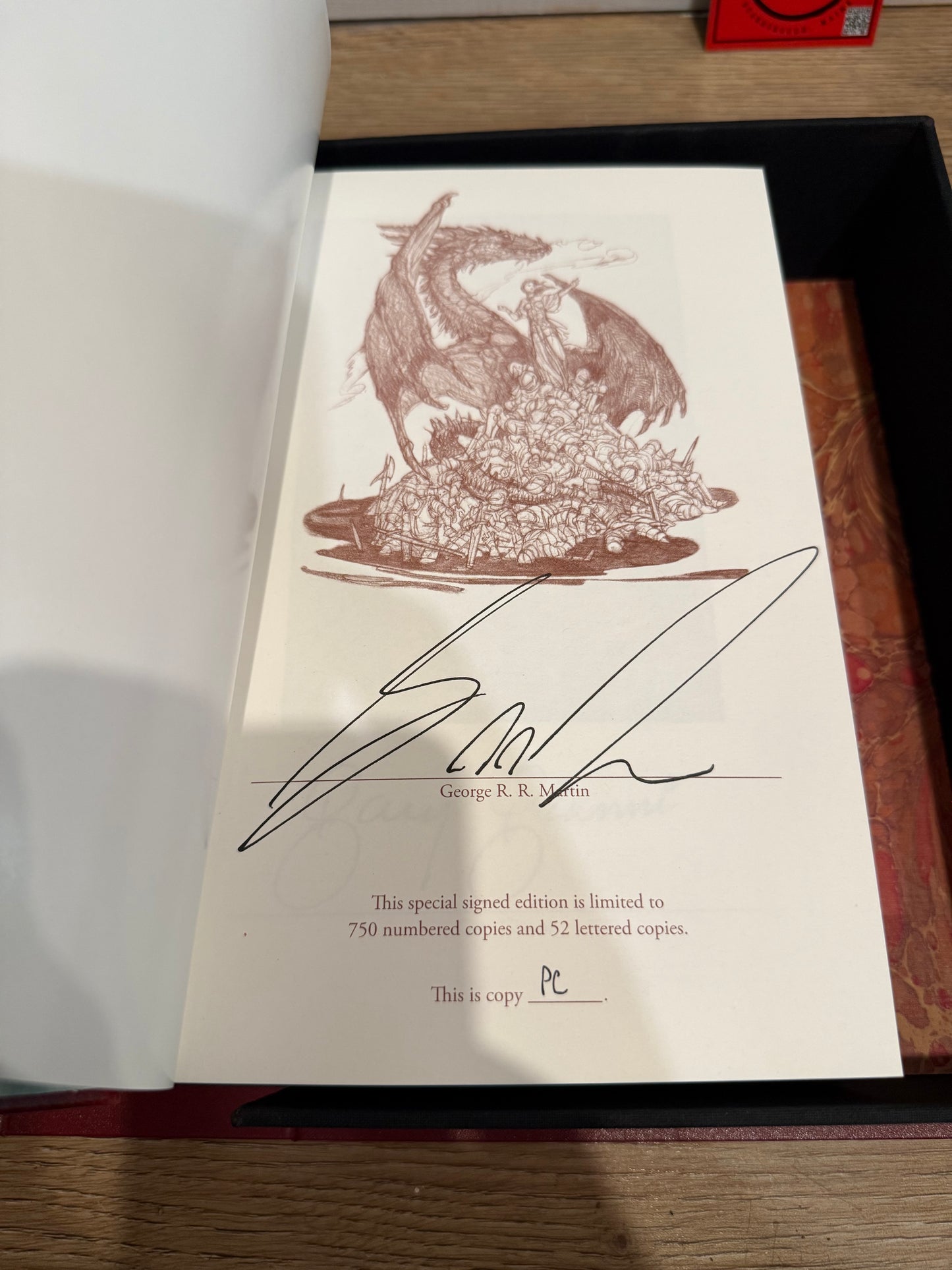 George R.R. Martin, Fire and Blood, Lettered Edition, Subterranean Press