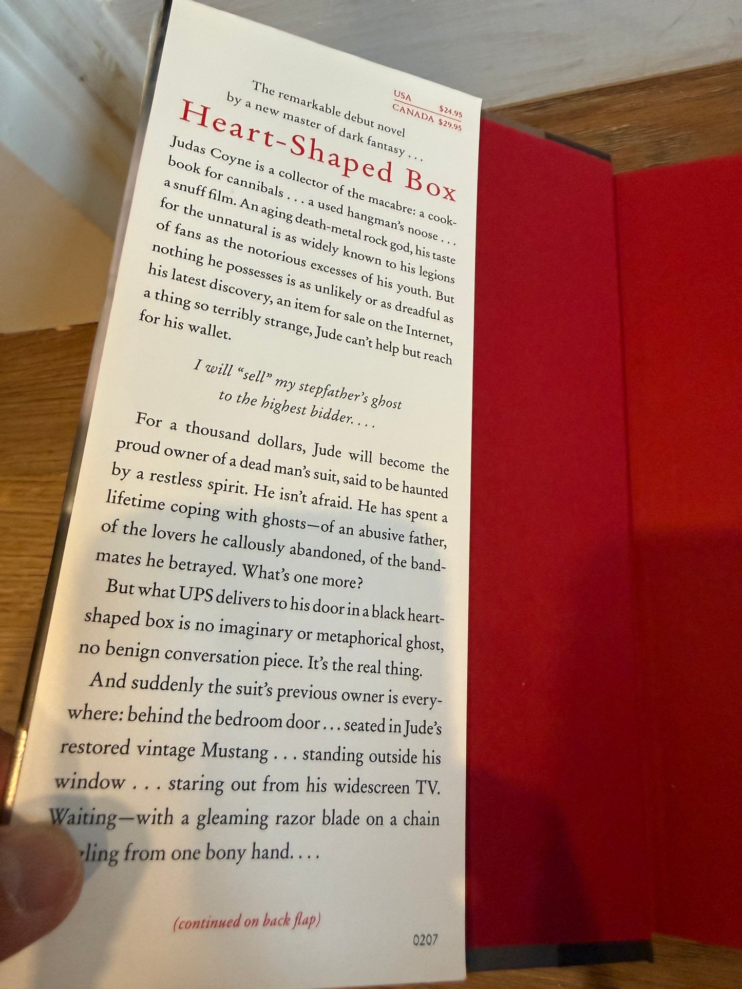 Joe Hill, Heart Shaped Box, First Edition, William Morrow