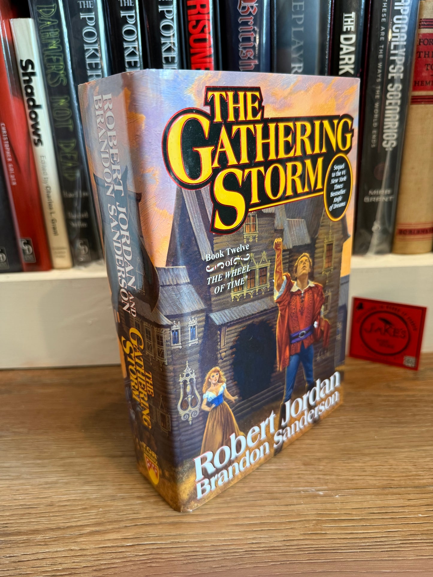 Robert Jordan, The Gathering Storm, Signed First Edition, Tor Publishing
