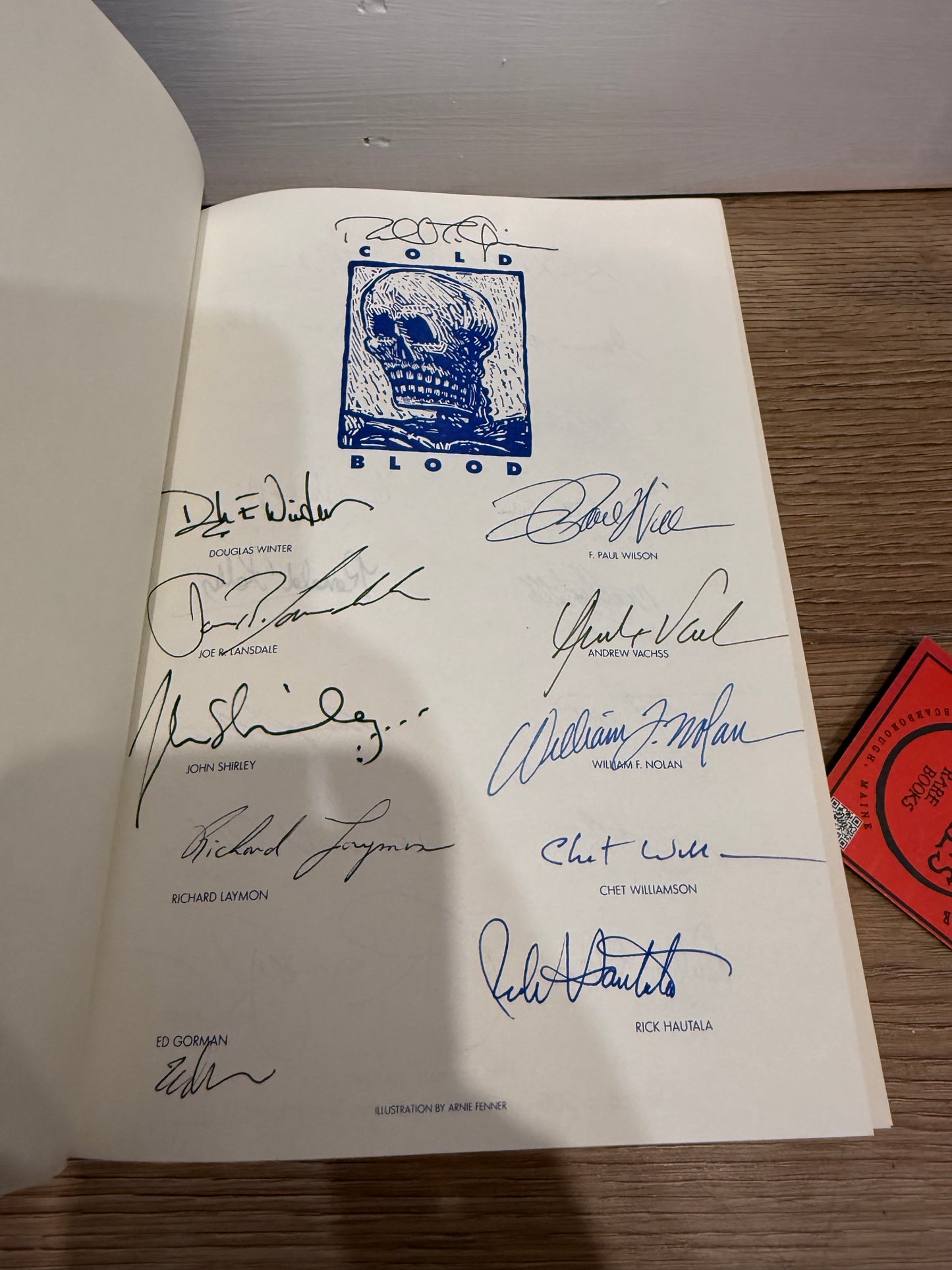 Cold Blood, Signed/Limited #117. MANY Signatures, Ziesing Publishing