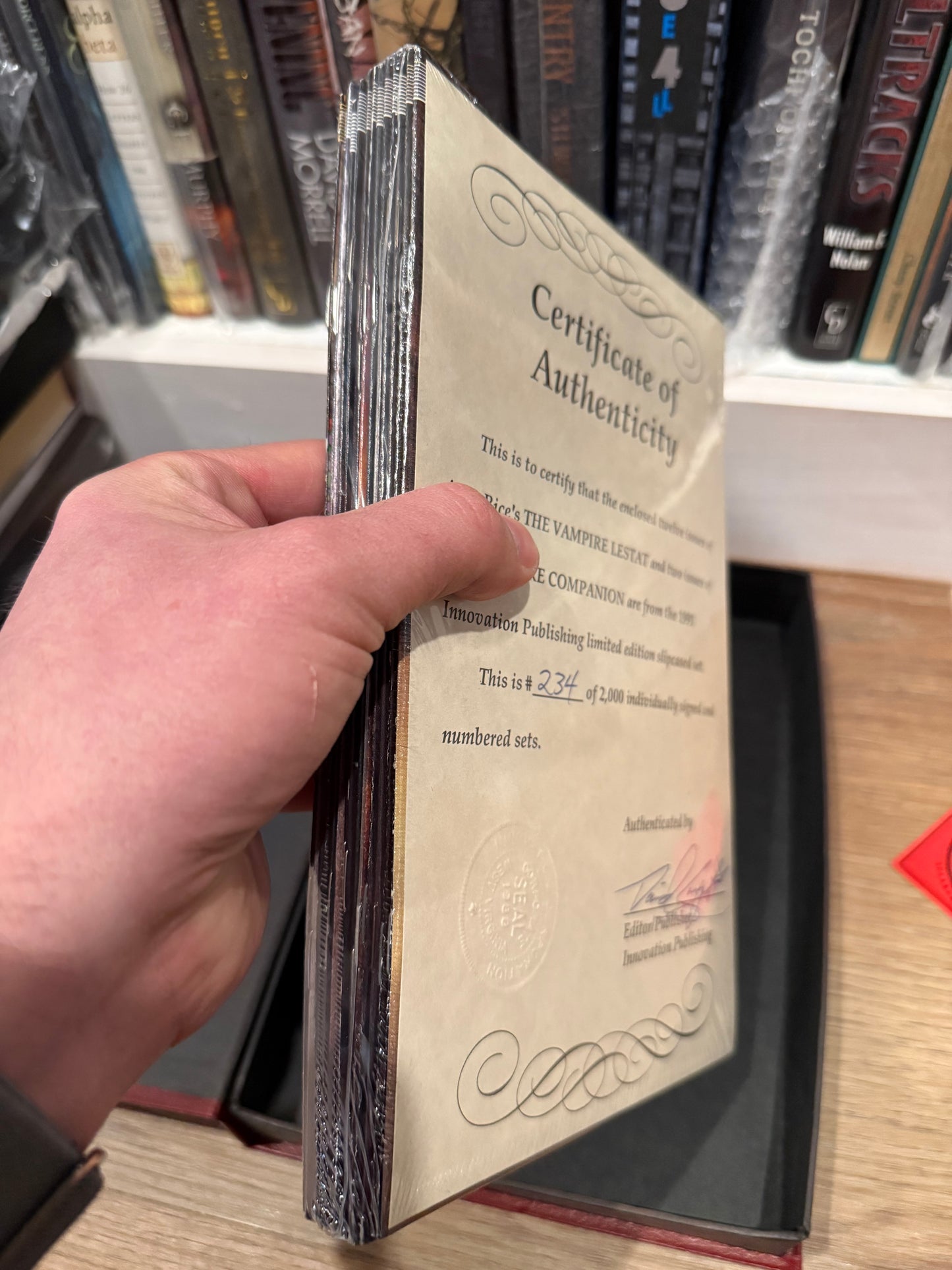 Anne Rice, The Vampire Lestat, Signed/Limited Edition Set #234, Innovation Publishing