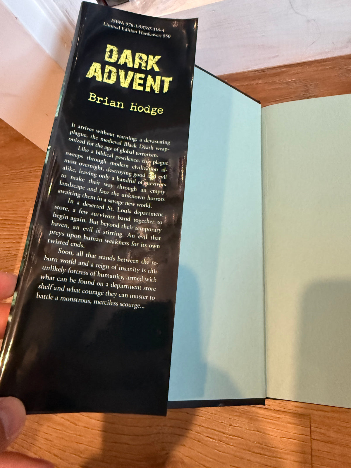 Brian Hodge, Dark Advent, Signed Limited Edition, Cemetery Dance