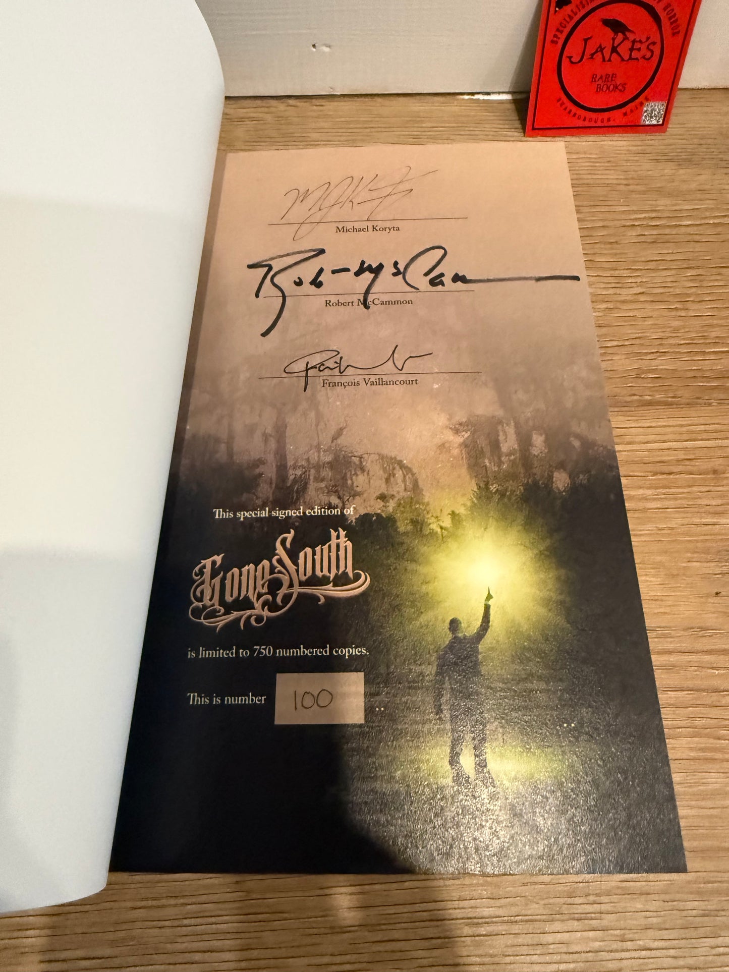 Robert McCammon, Gone South, Signed Limited #100, Lividian Press