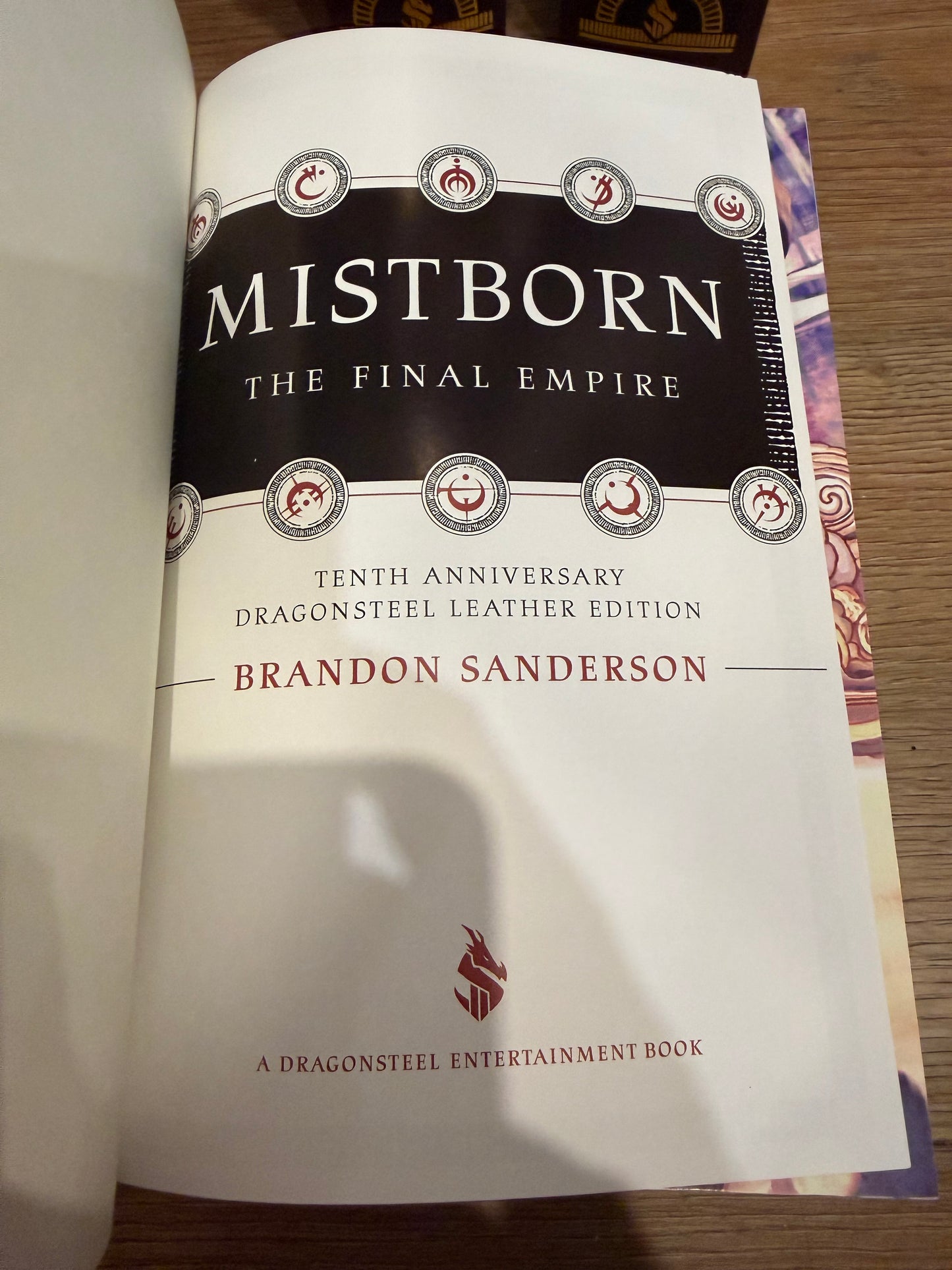 Brandon Sanderson, Mistborn, Signed Numbered #866, Dragonsteel