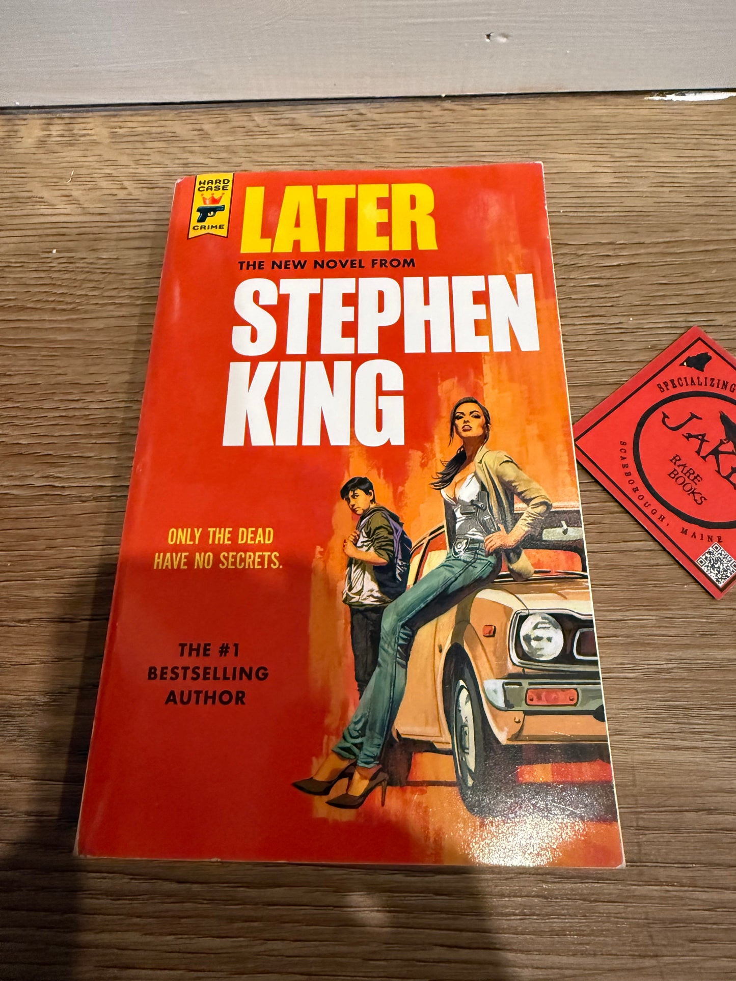 Stephen King, Later, First Edition, Hard Case Crime