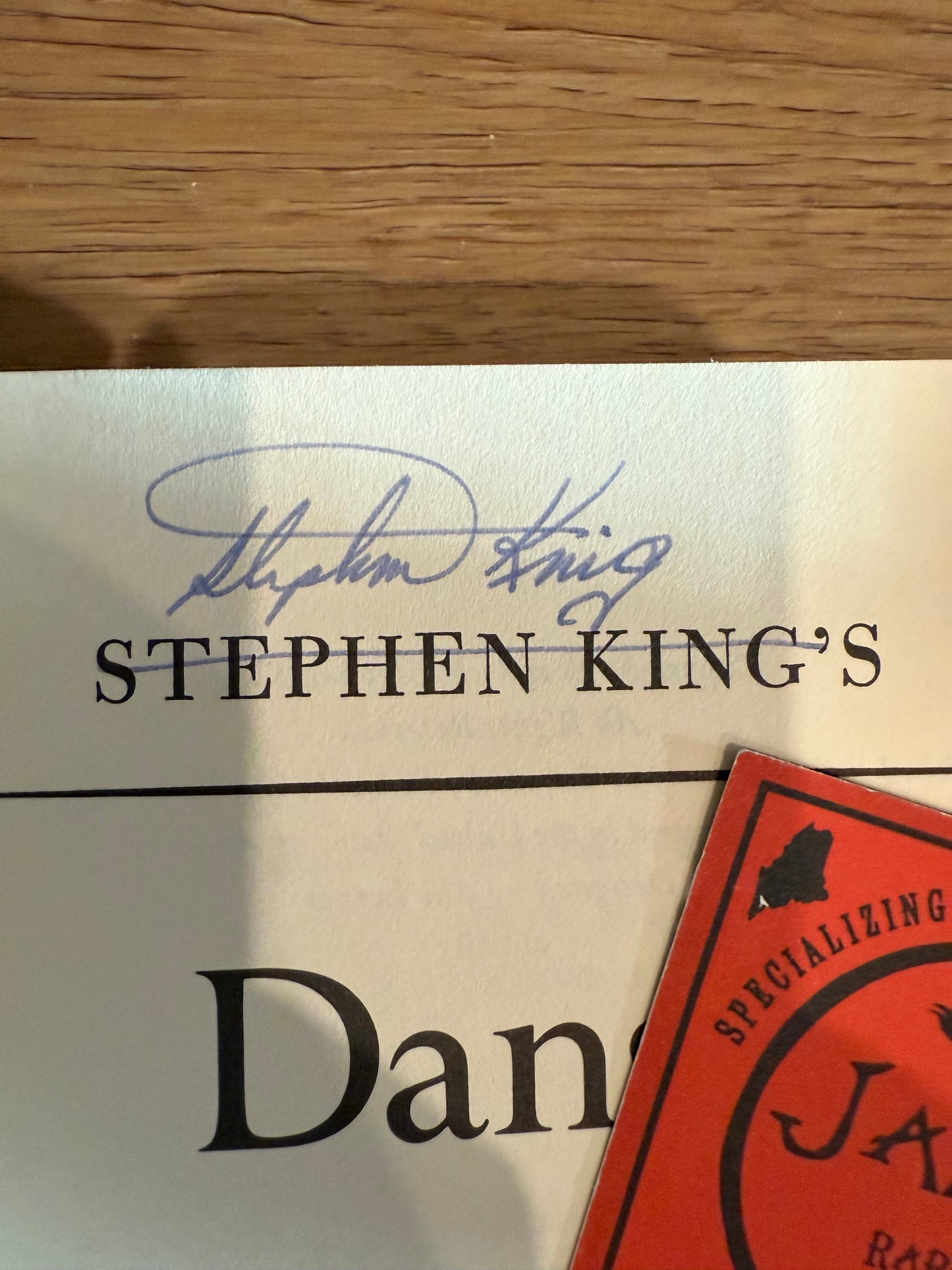 Stephen King, Danse Macabre, First Printing, Signed and Dated