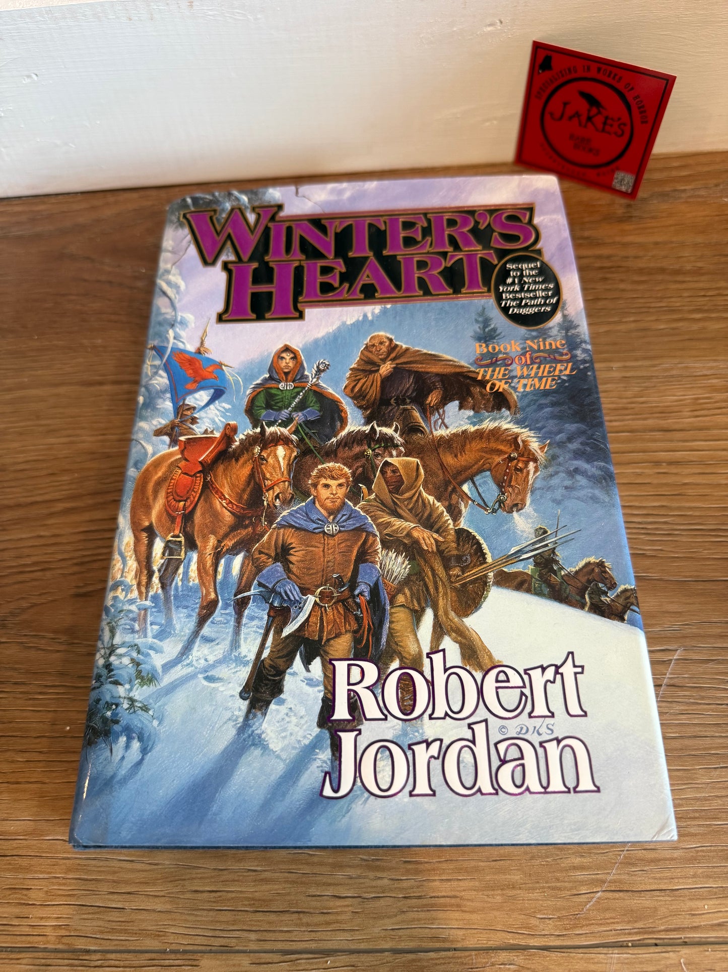 Robert Jordan, Winter’s Heart, Signed First Edition, Tor Publishing