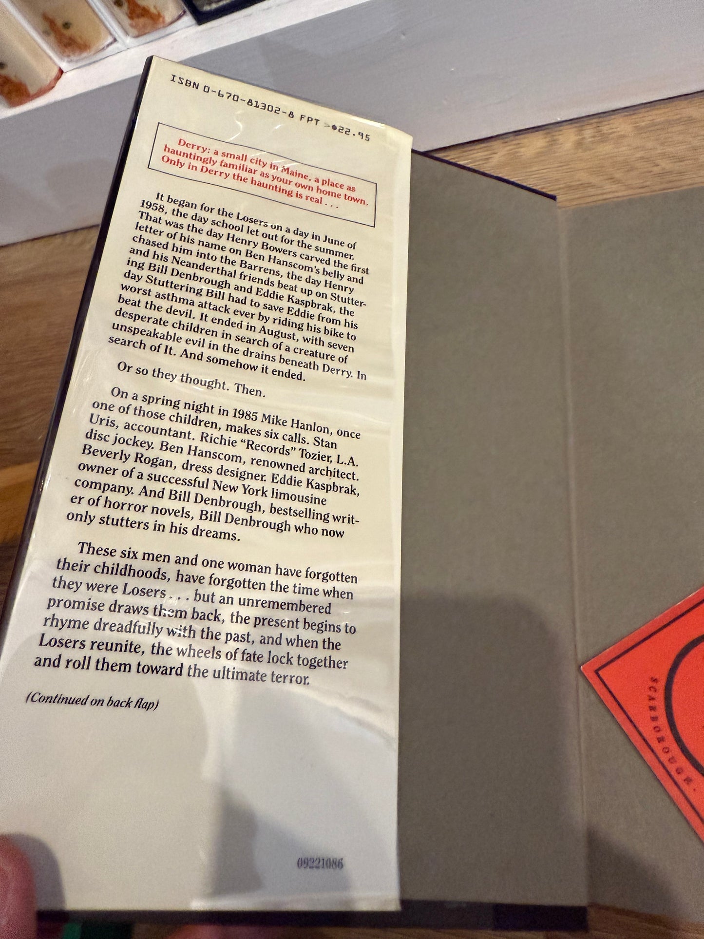 Stephen King, IT, First Printing, Viking Publishing