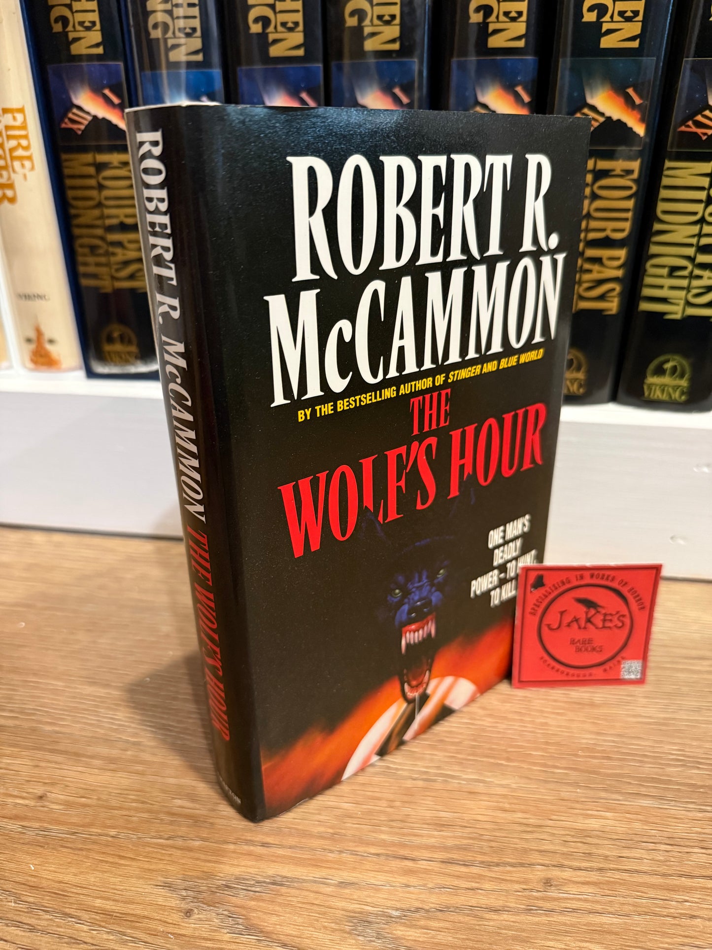 Robert McCammon, Wolf’s Hour, UK First Edition, SIGNED, Grafton
