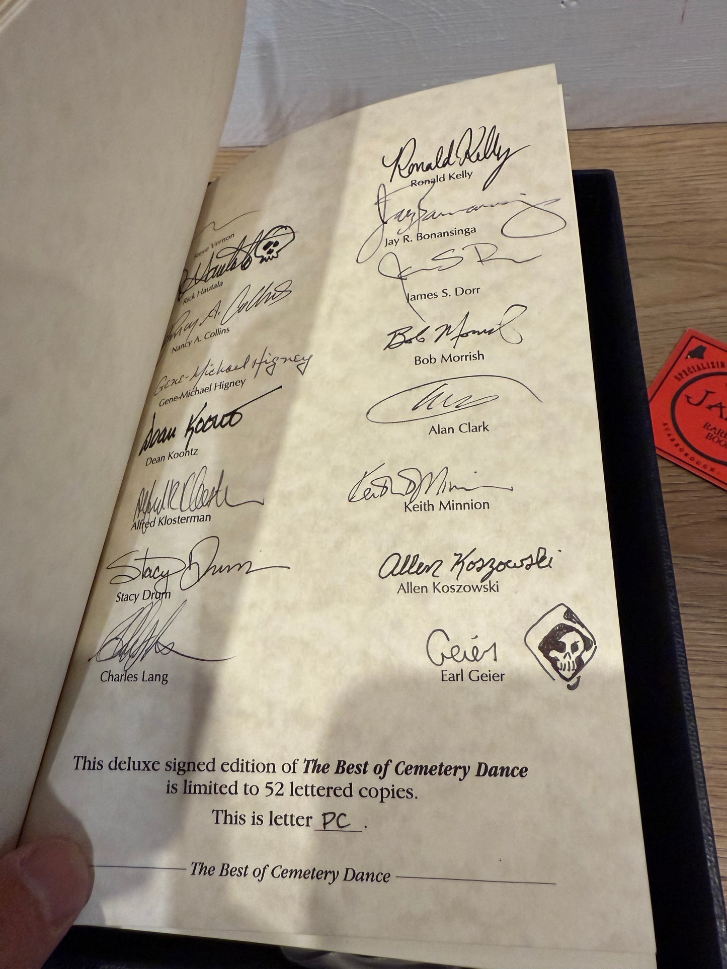 Best of Cemetery Dance, Publisher’s Copy, SIGNED Limited Edition