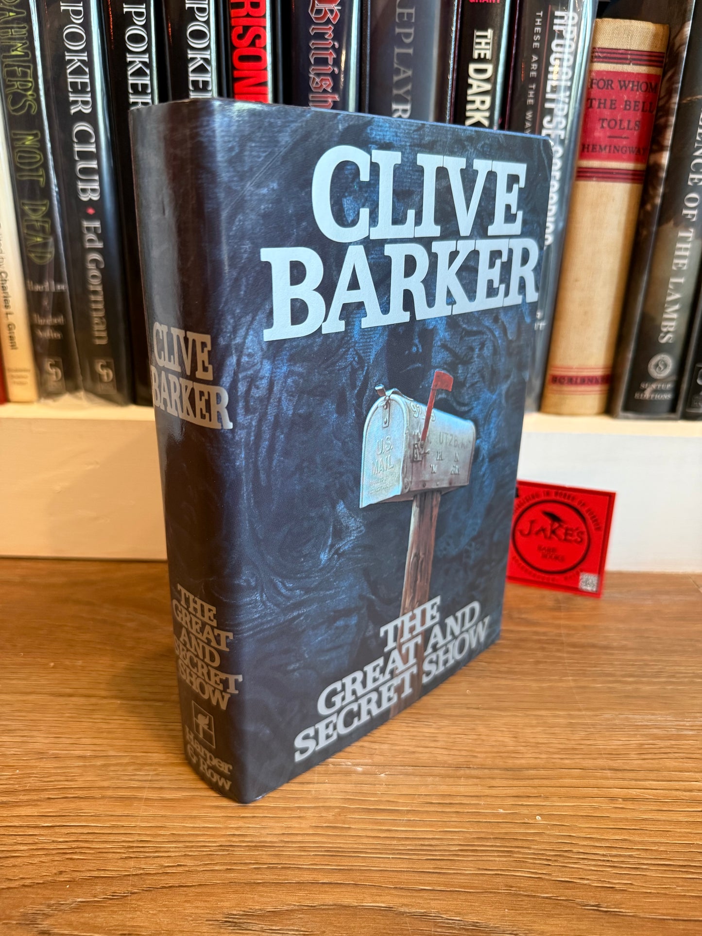 Clive Barker, The Great and Secret Show, Signed/Dates, BOMC